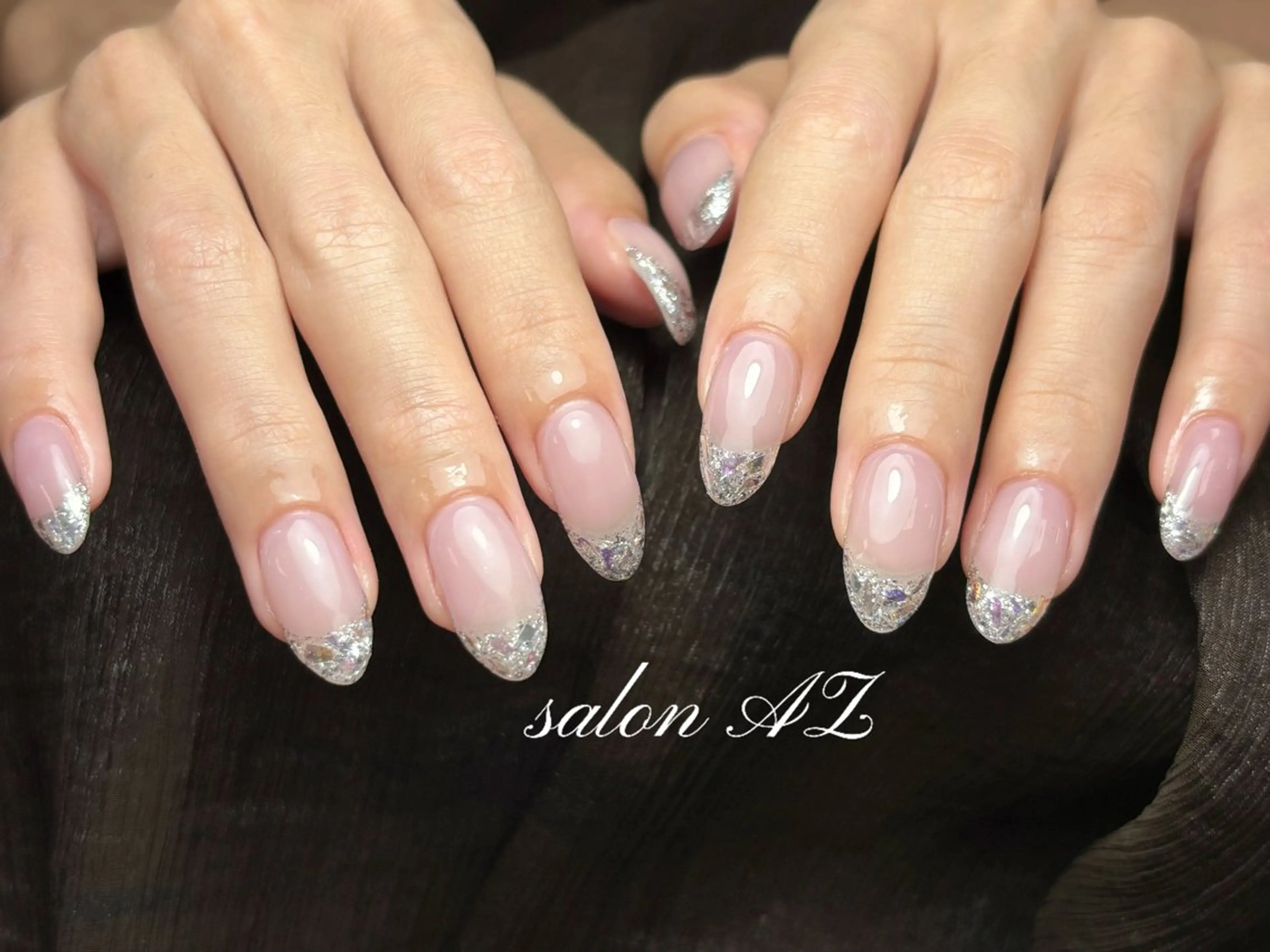 ネイル 長さ出し フットネイル フレンチネイル マグネットネイル ニュアンスネイル ハンドネイル salonAZ トップネイリストのネイルデザイン