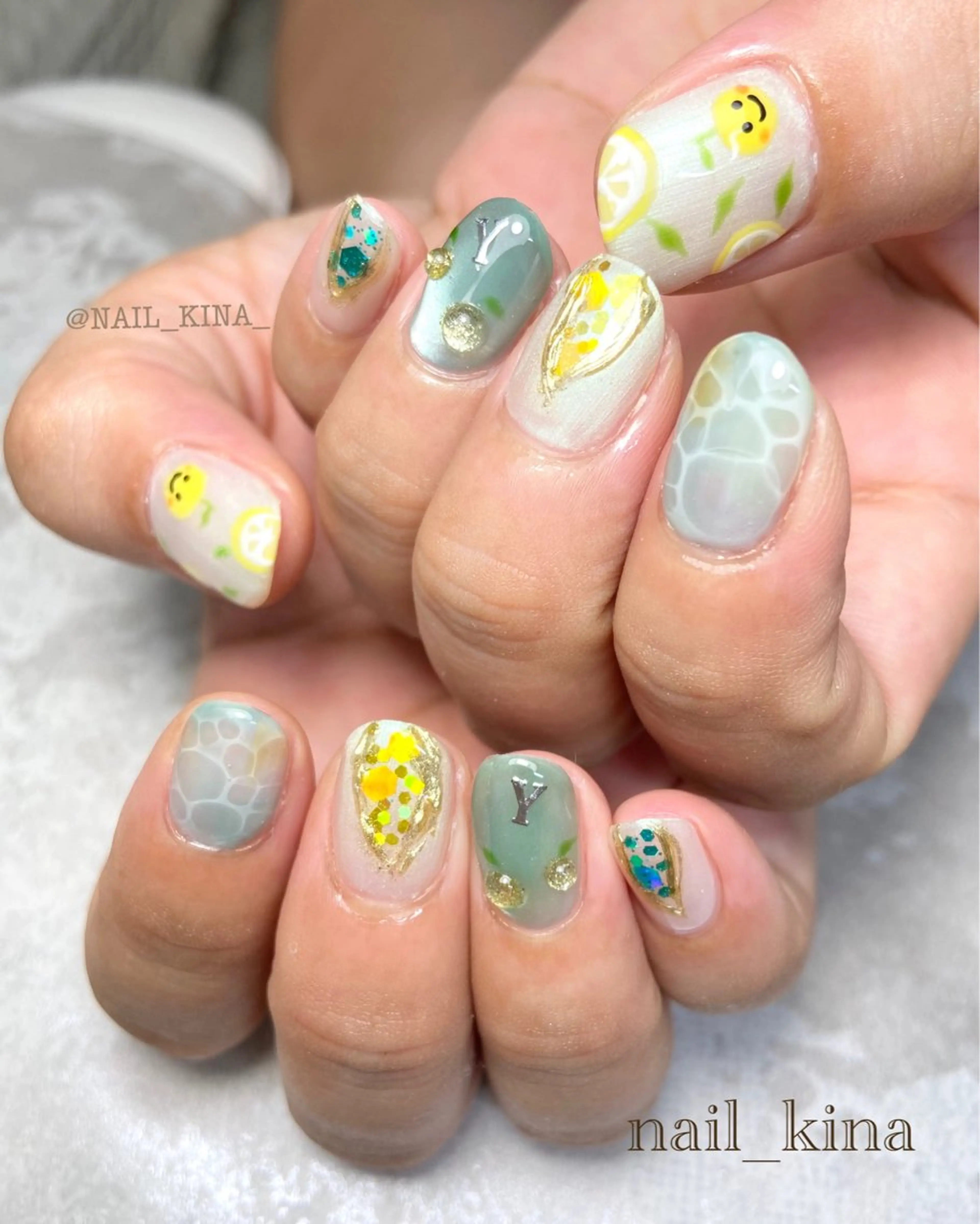 ネイル ハンドネイル nail_ kinaのネイルデザイン
