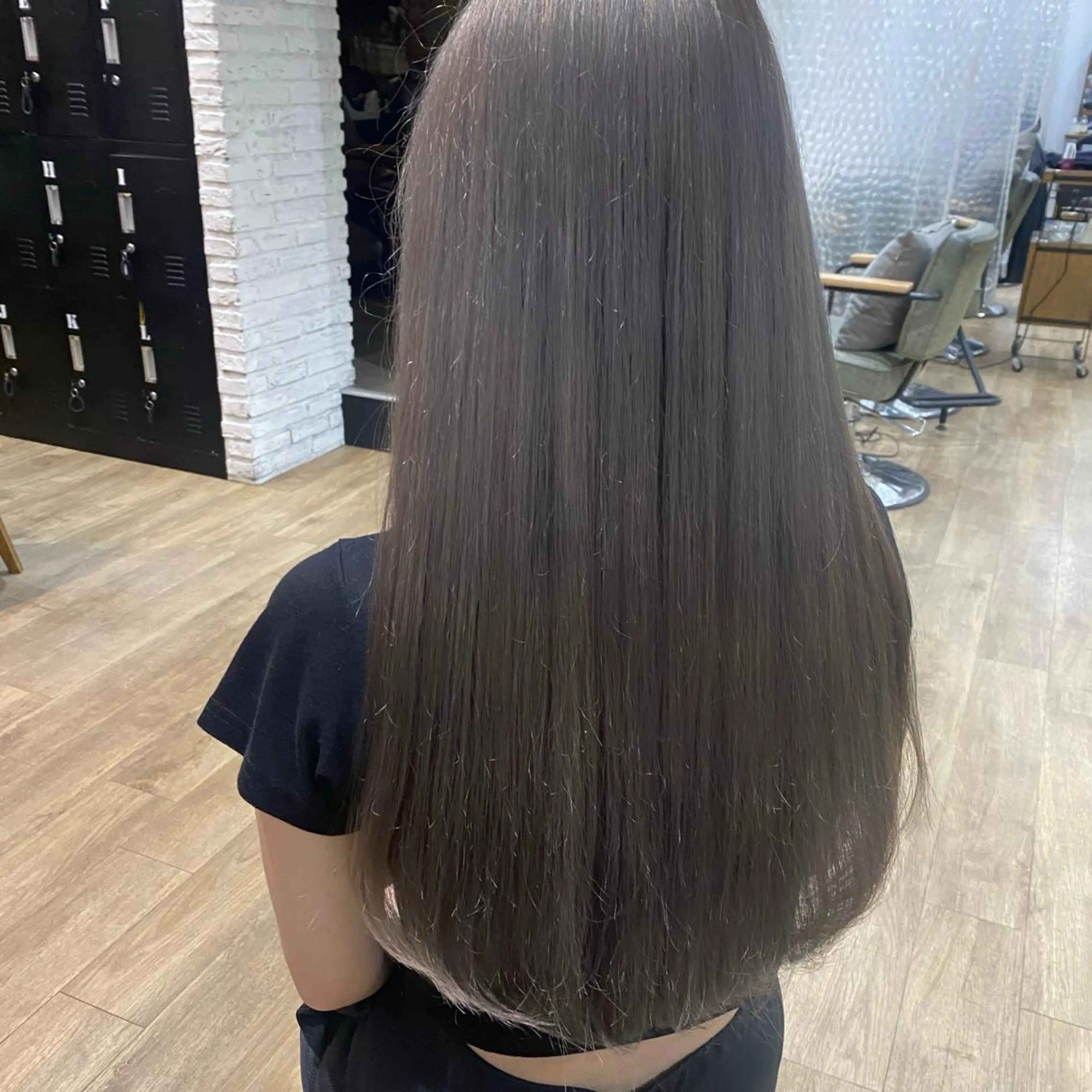 ロング カラー ヘアアレンジ ヘアカラー トリートメント あおい 🍒暖色カラーのヘアスタイル