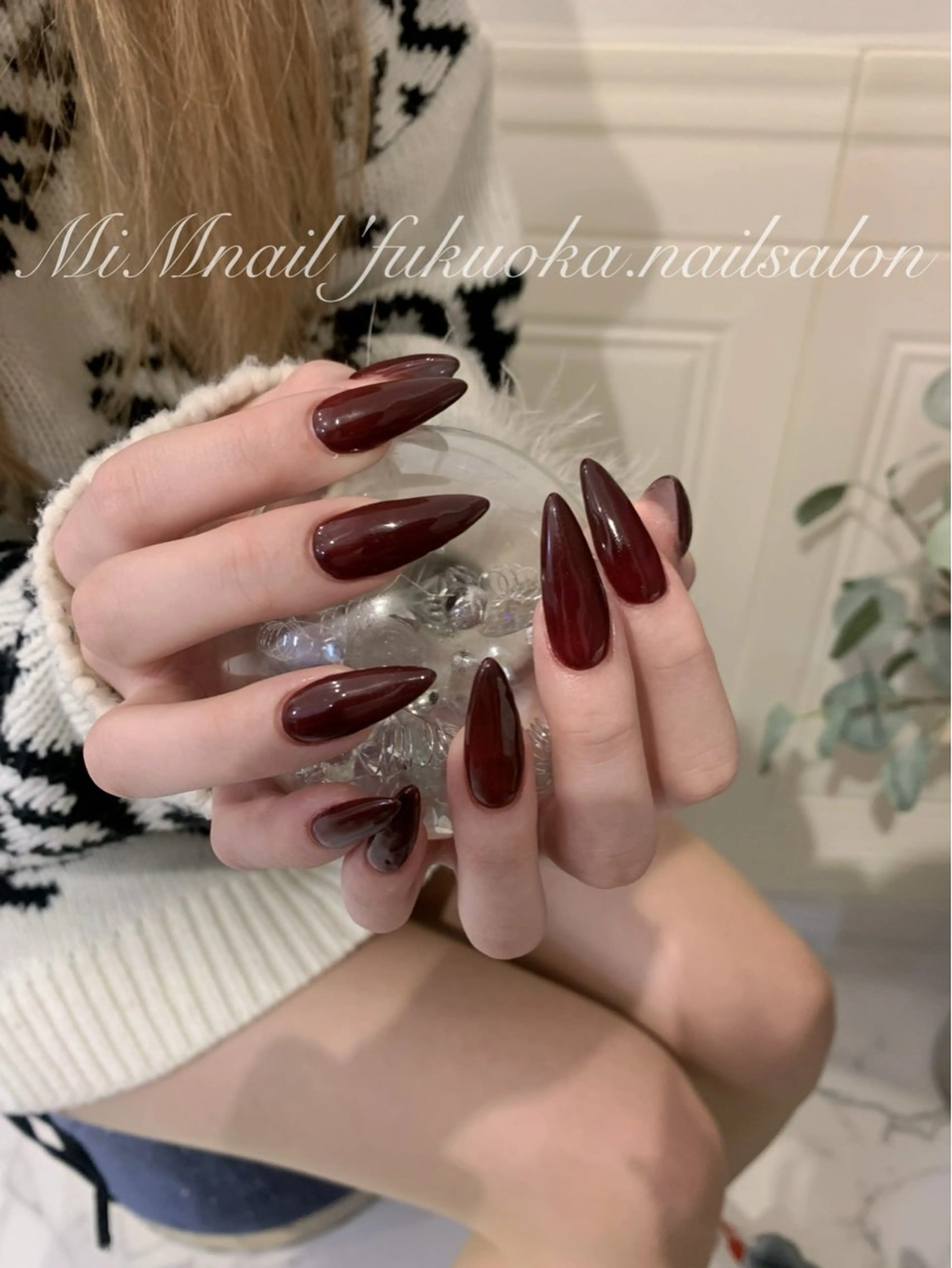 ロング 韓国風ヘア ロング *･*MIMnail *･゜ﾟ･*:･*のネイルデザイン