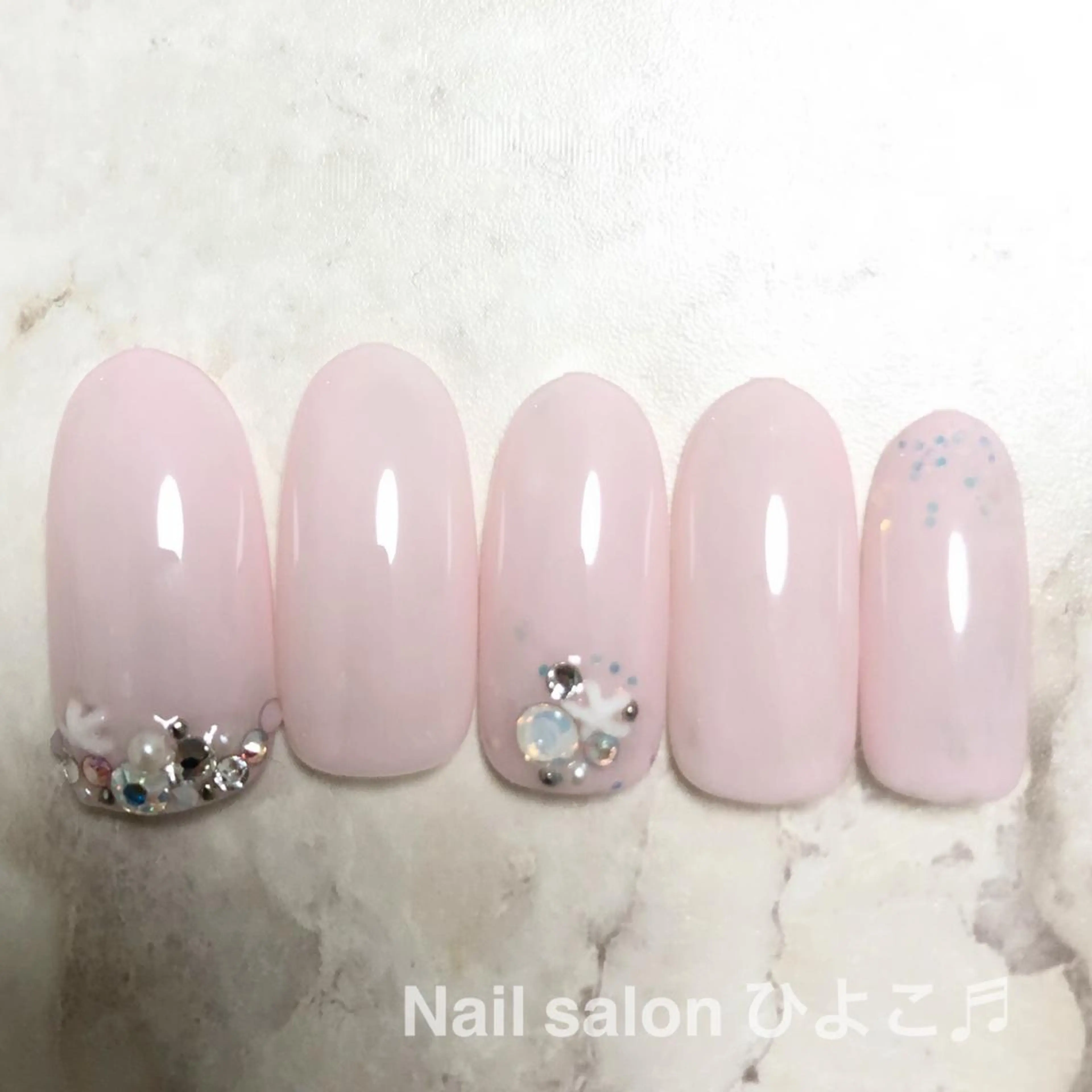 ネイル アートネイル オフィスネイル ワンカラーネイル Nail salon ひよこ♬のネイルデザイン
