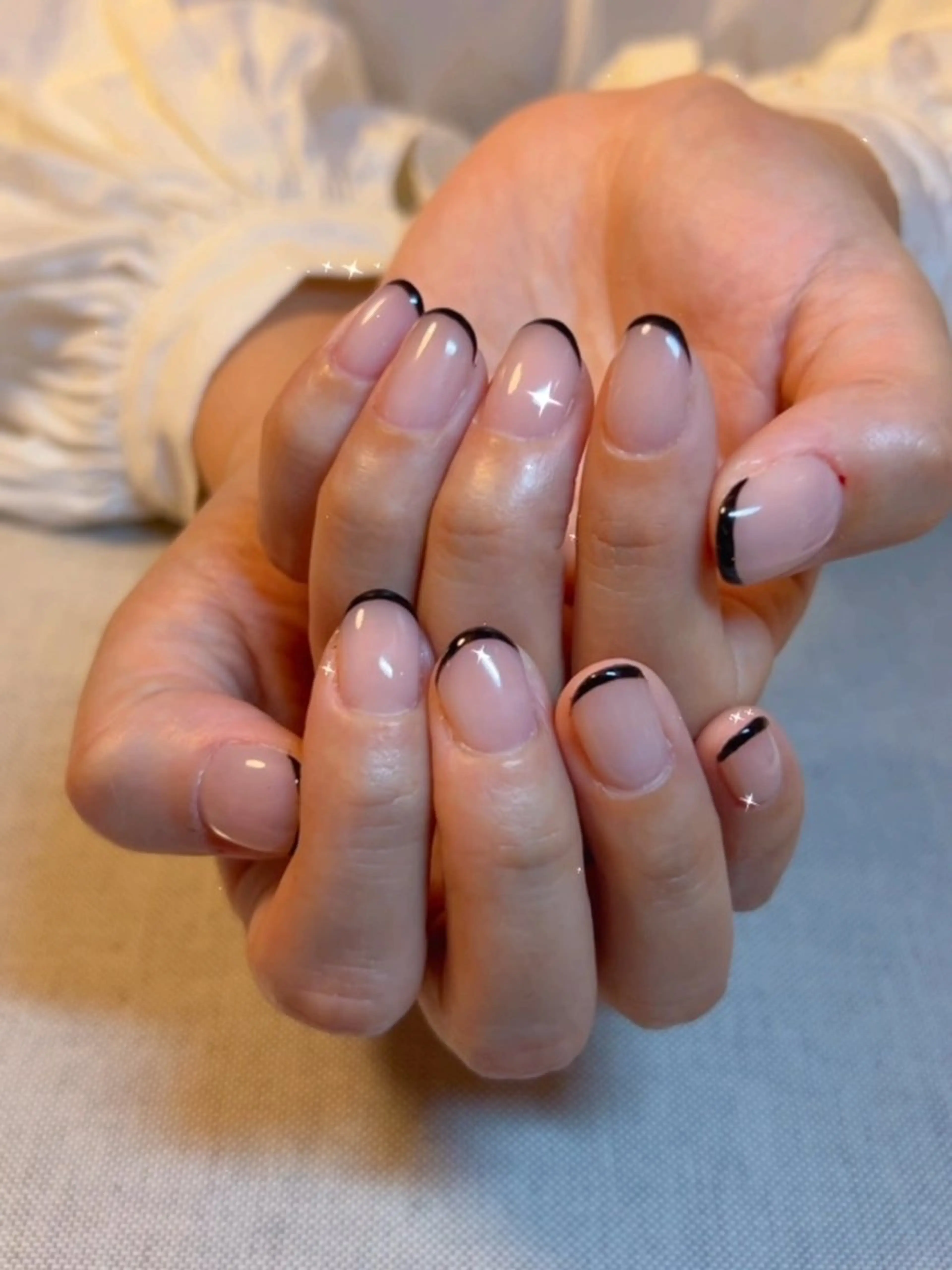 ネイル フレンチネイル ハンドネイル Private Salon “us."所属・Nail “us." Megのネイルデザイン