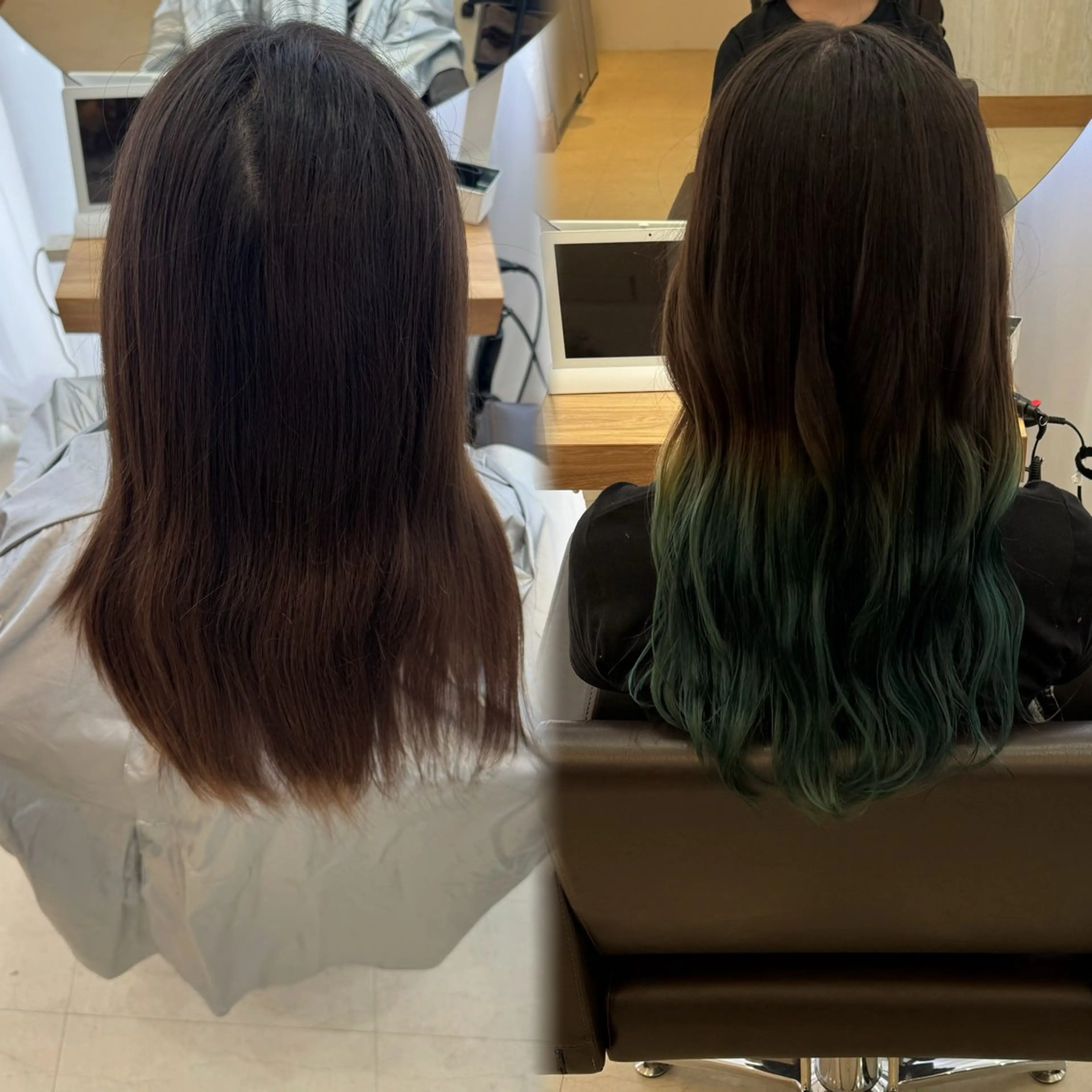 ロング ヘアカラー lapereau ayanaのヘアスタイル
