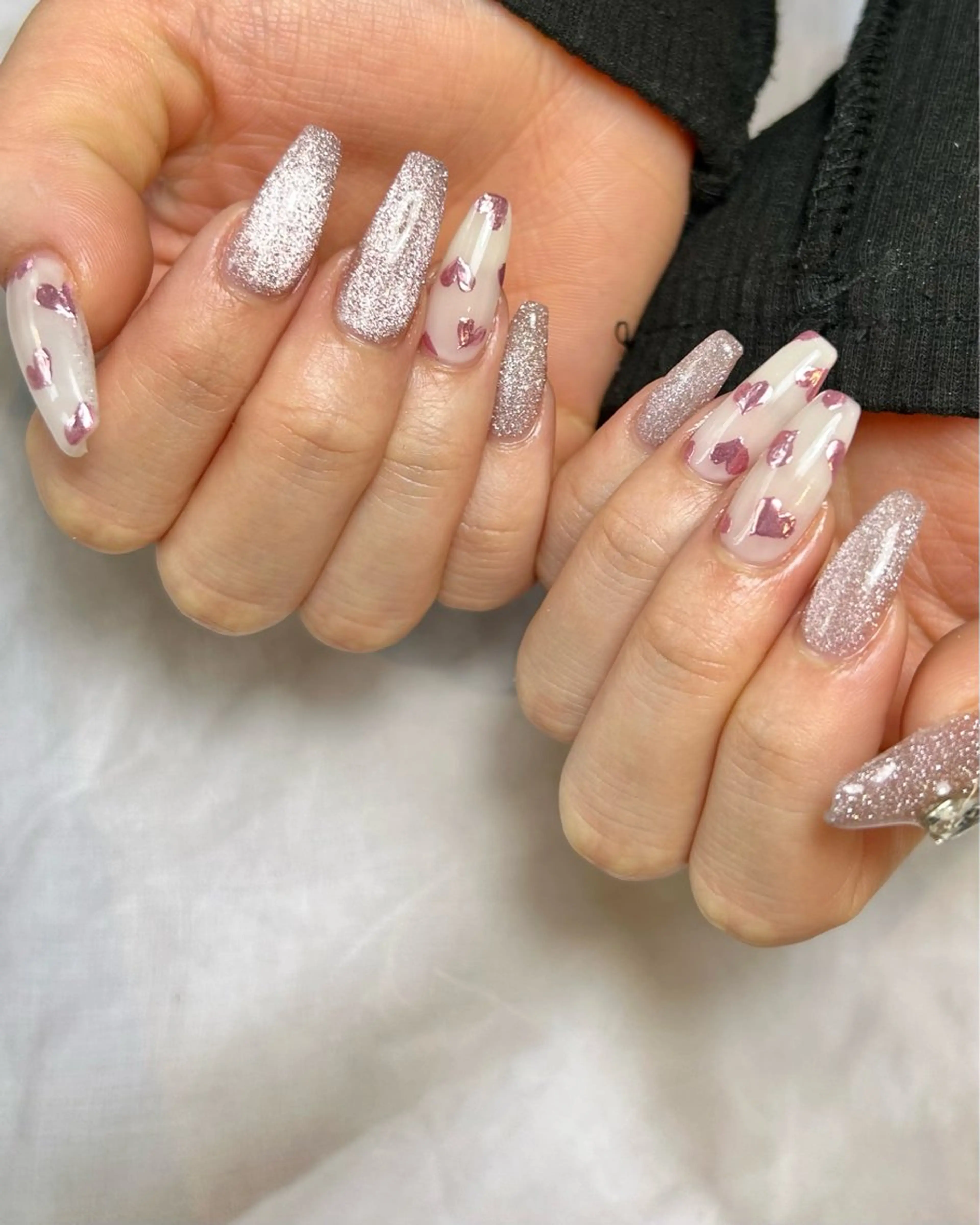 ネイル 持ち込み ピンク ハンドネイル Reflection marikoのネイルデザイン