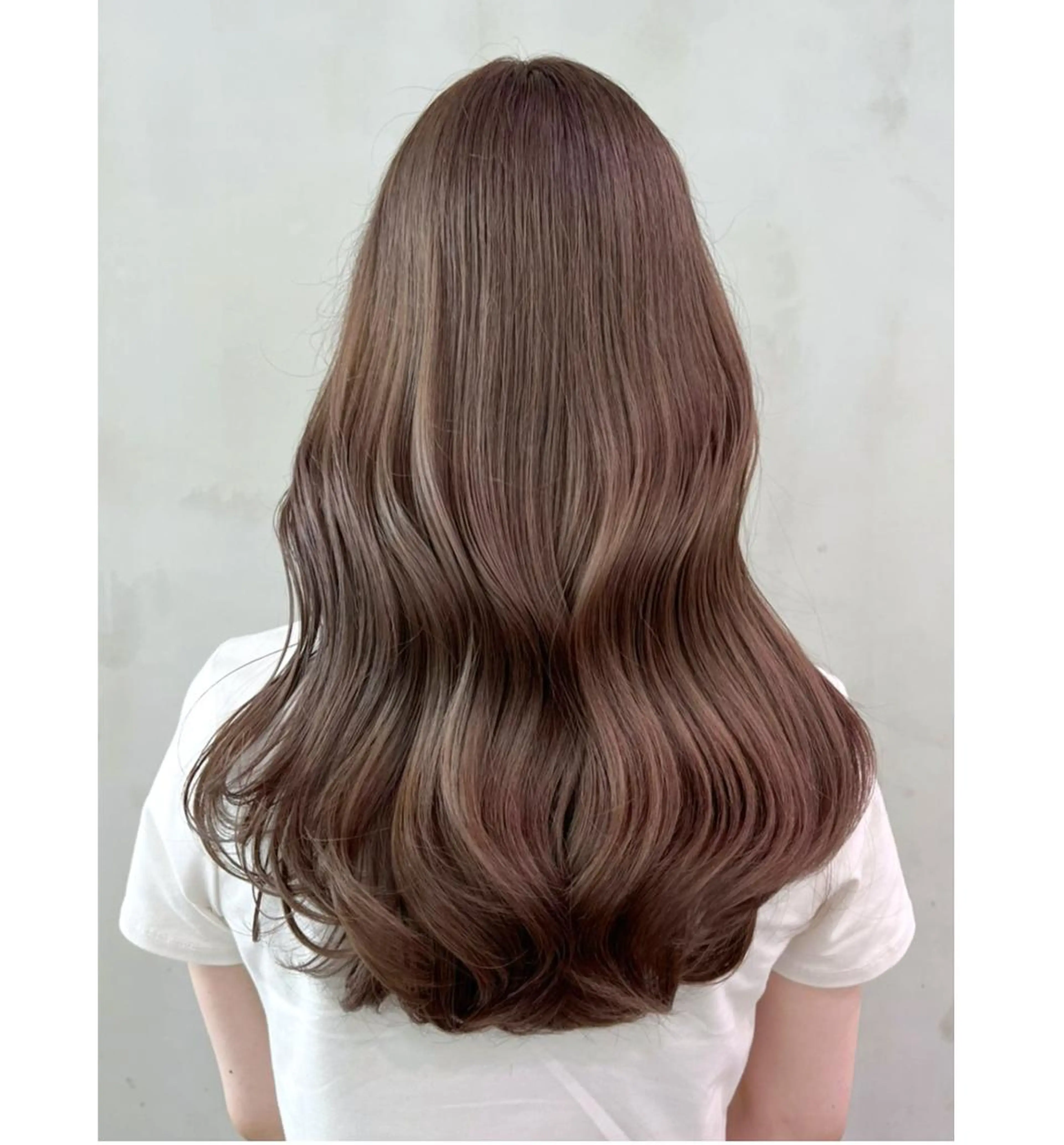 カラー パーマ ヘアアレンジ ロング ブラウンカラー チョコレートブラウン カット ヘアカラー トリートメント ITbyALBUM 八王子店のヘアスタイル