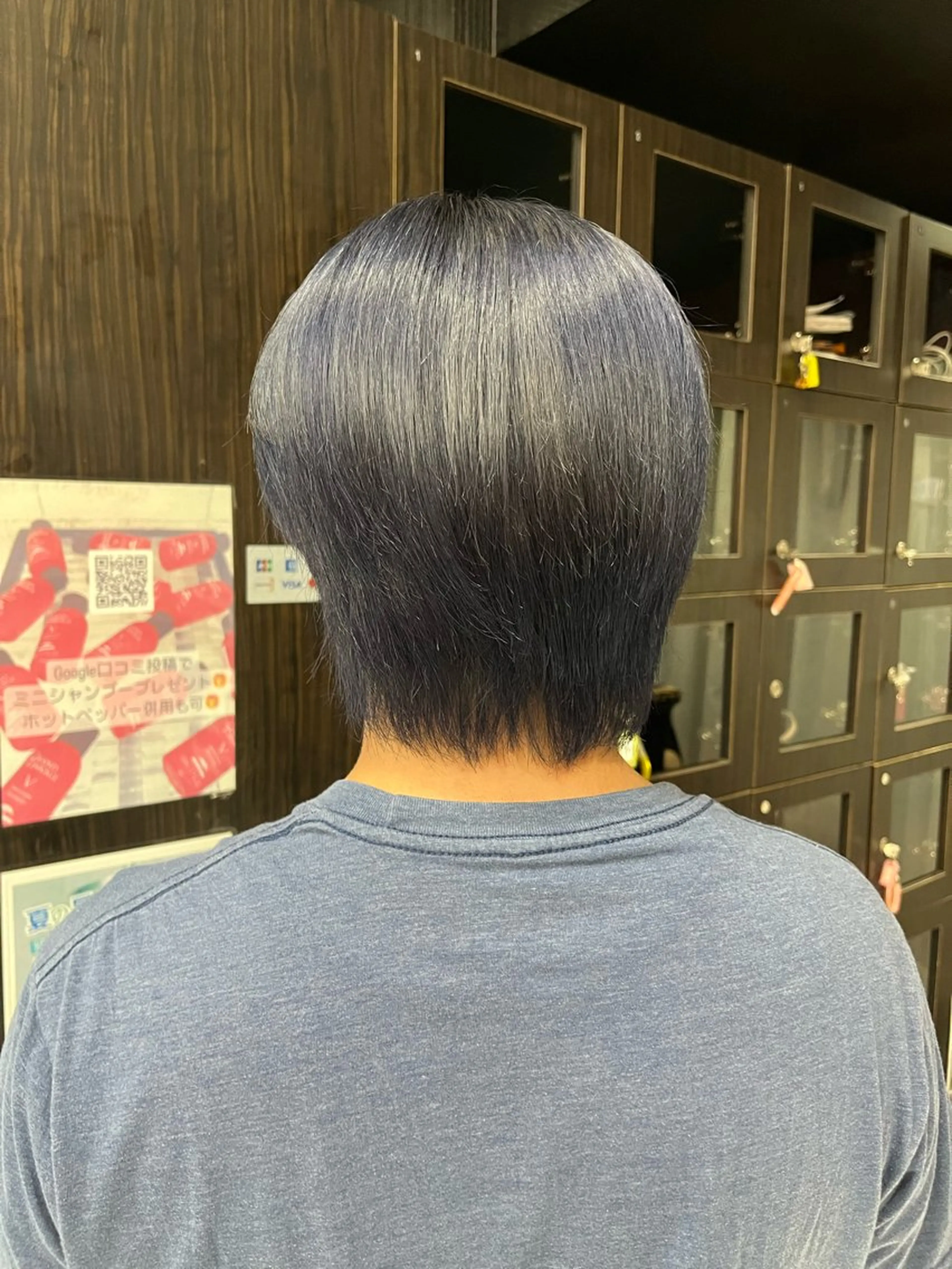 メンズ ヘアカラー カラーモデル募集 リナ🌟のヘアスタイル