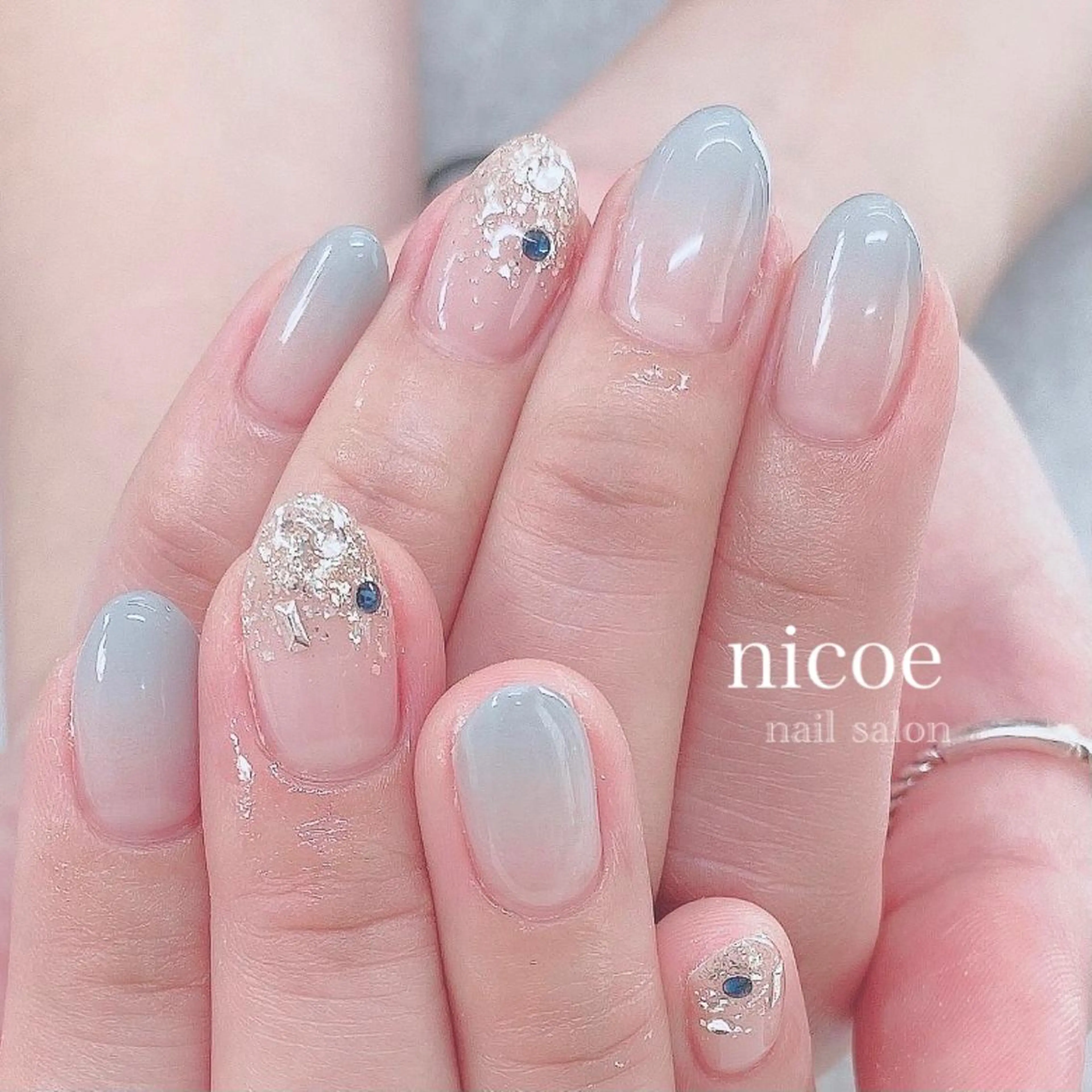 ネイル アートネイル フラワーネイル オフィスネイル ワンカラーネイル ネイルサロン　nicoe【ニコエ】所属・ネイルサロン nicoeのネイルデザイン