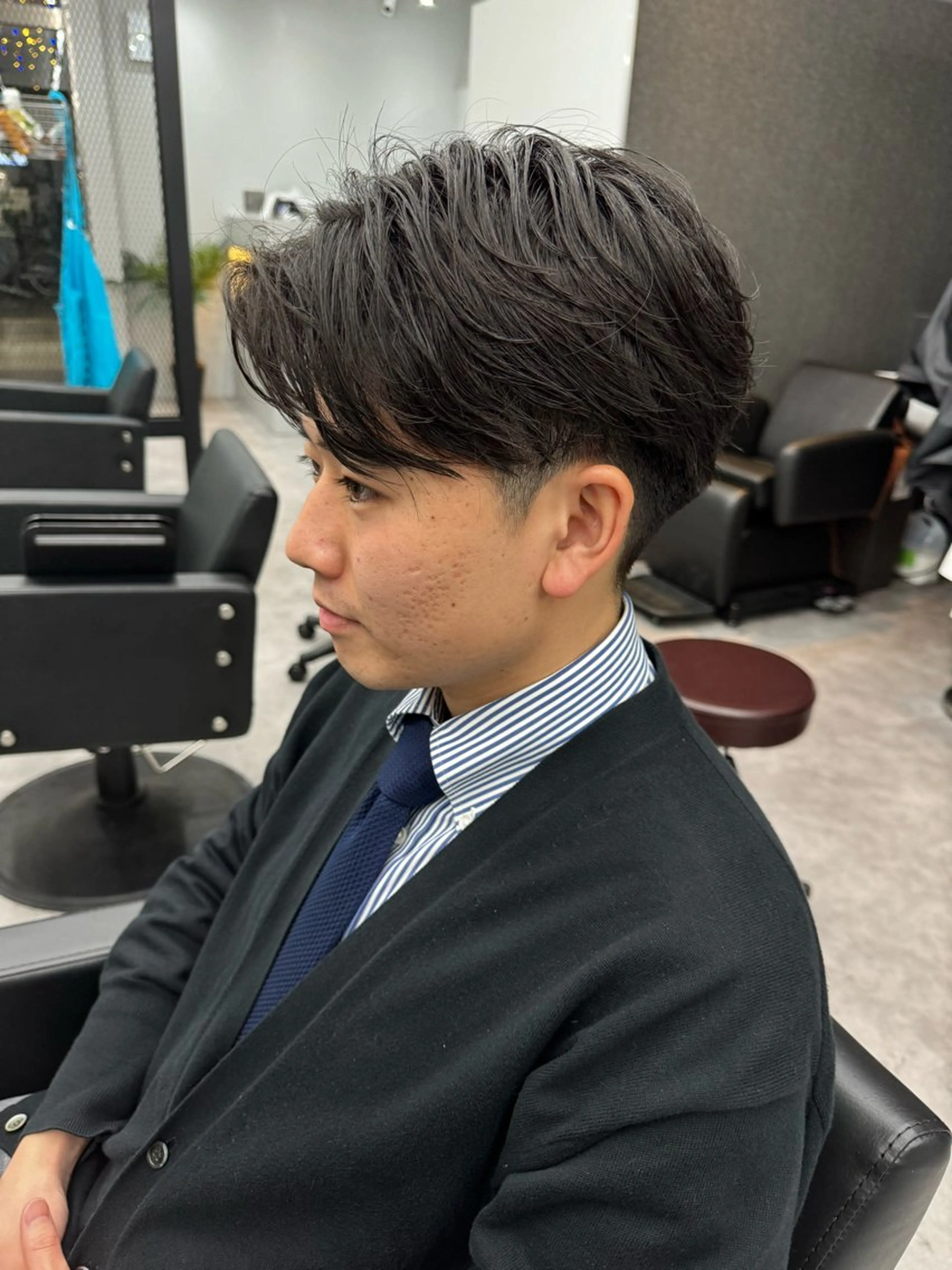 ショート パーマ メンズ Men's専門✂︎ 増田　正義のヘアスタイル