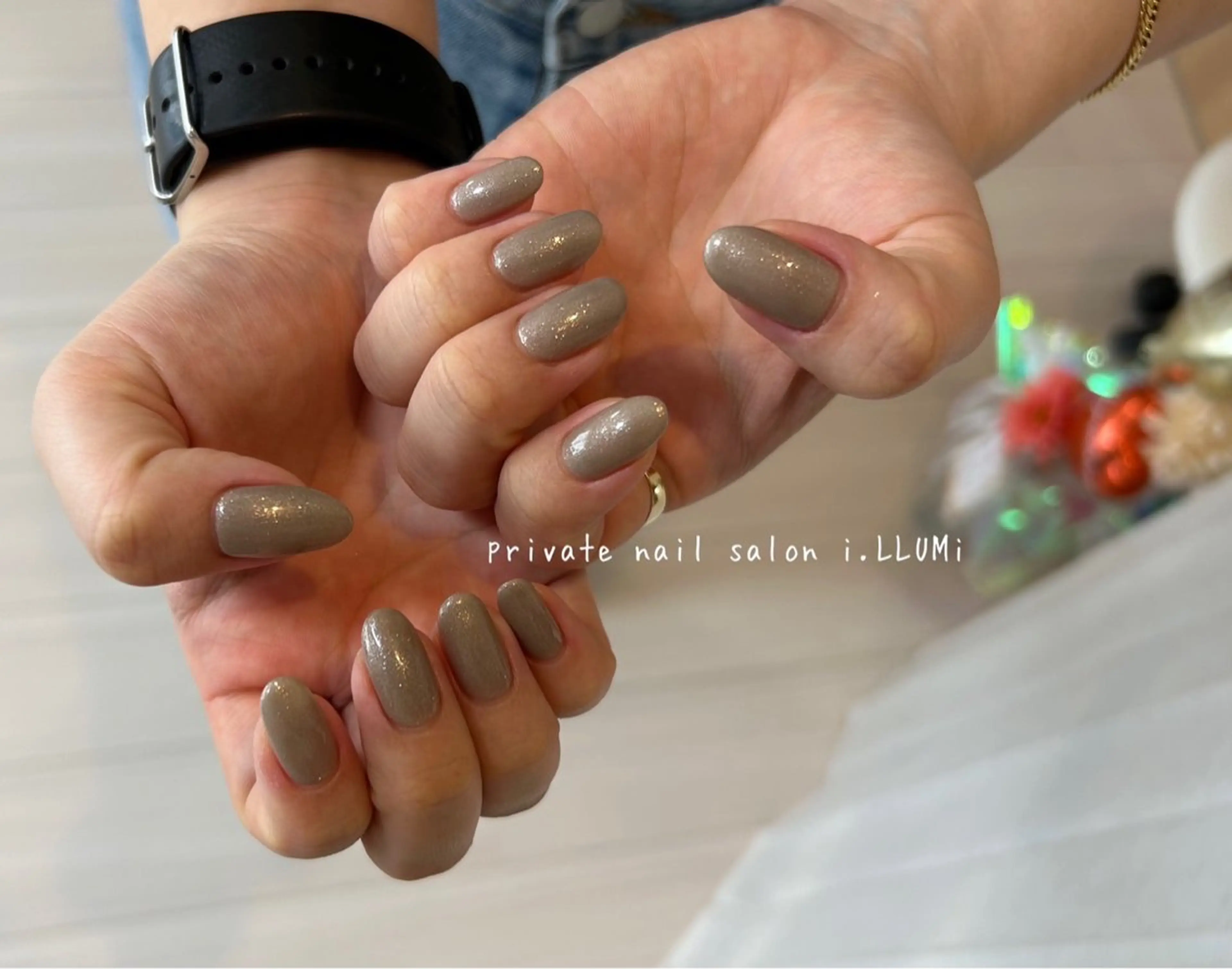 ネイル 長さ出し ワンカラーネイル private  nail salon i.LLUMi所属・i.LLUMi nailのネイルデザイン
