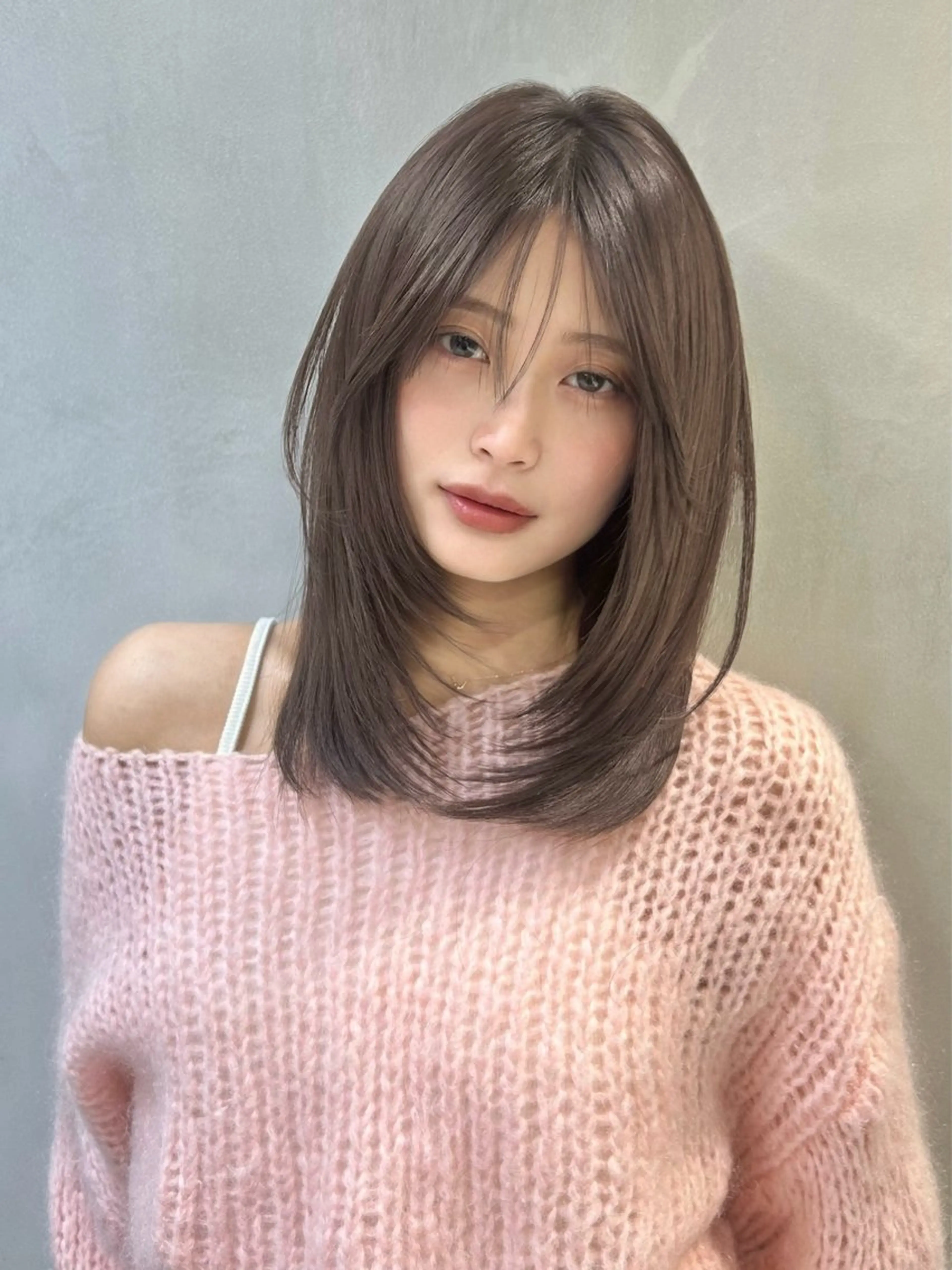 ミディアム カット ヘアカラー 大宮／韓国スタイル /中澤美友のヘアスタイル