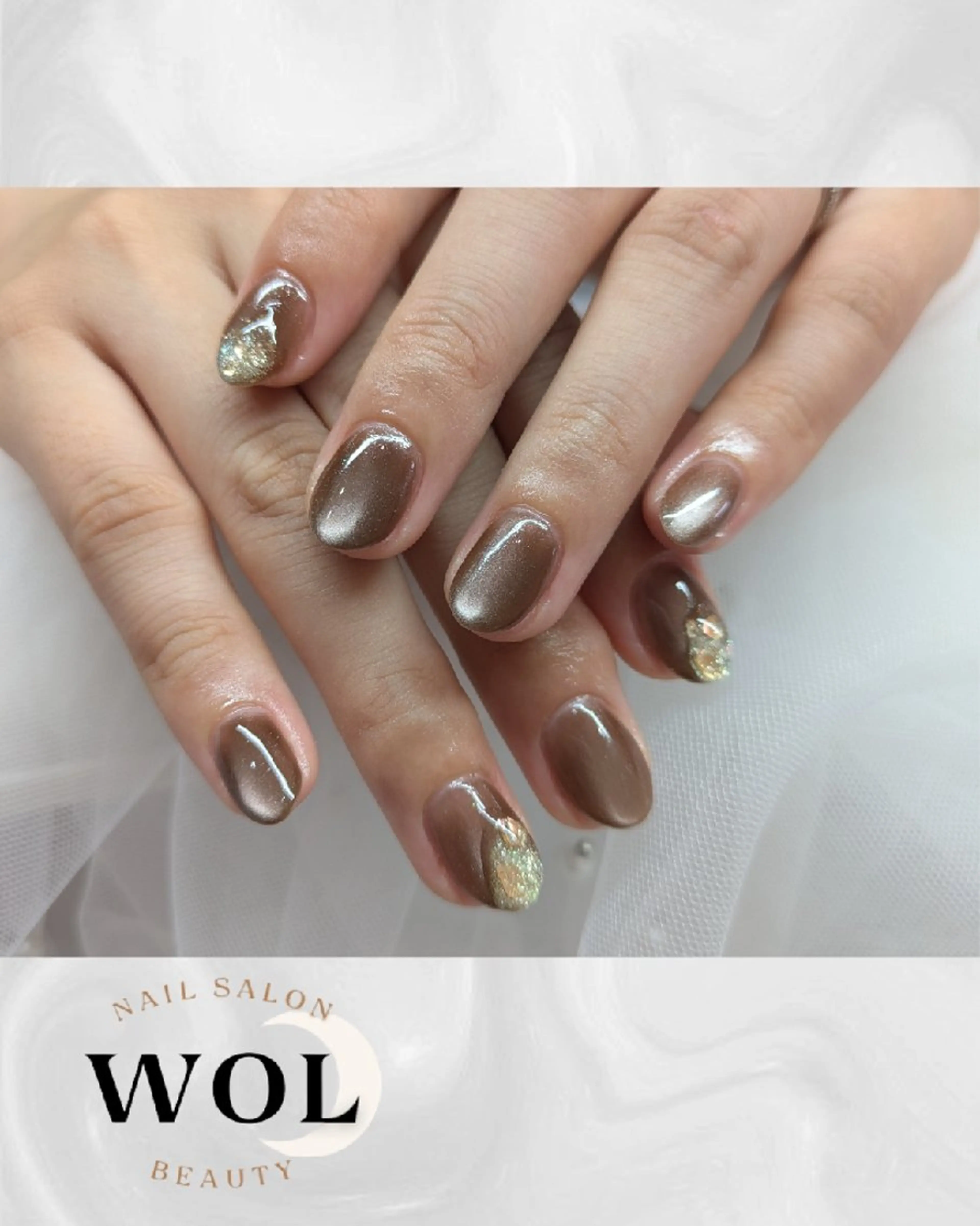 ネイル アートネイル ハンドネイル nailsalon🌙WOL所属・WOL🌙 momokoのネイルデザイン