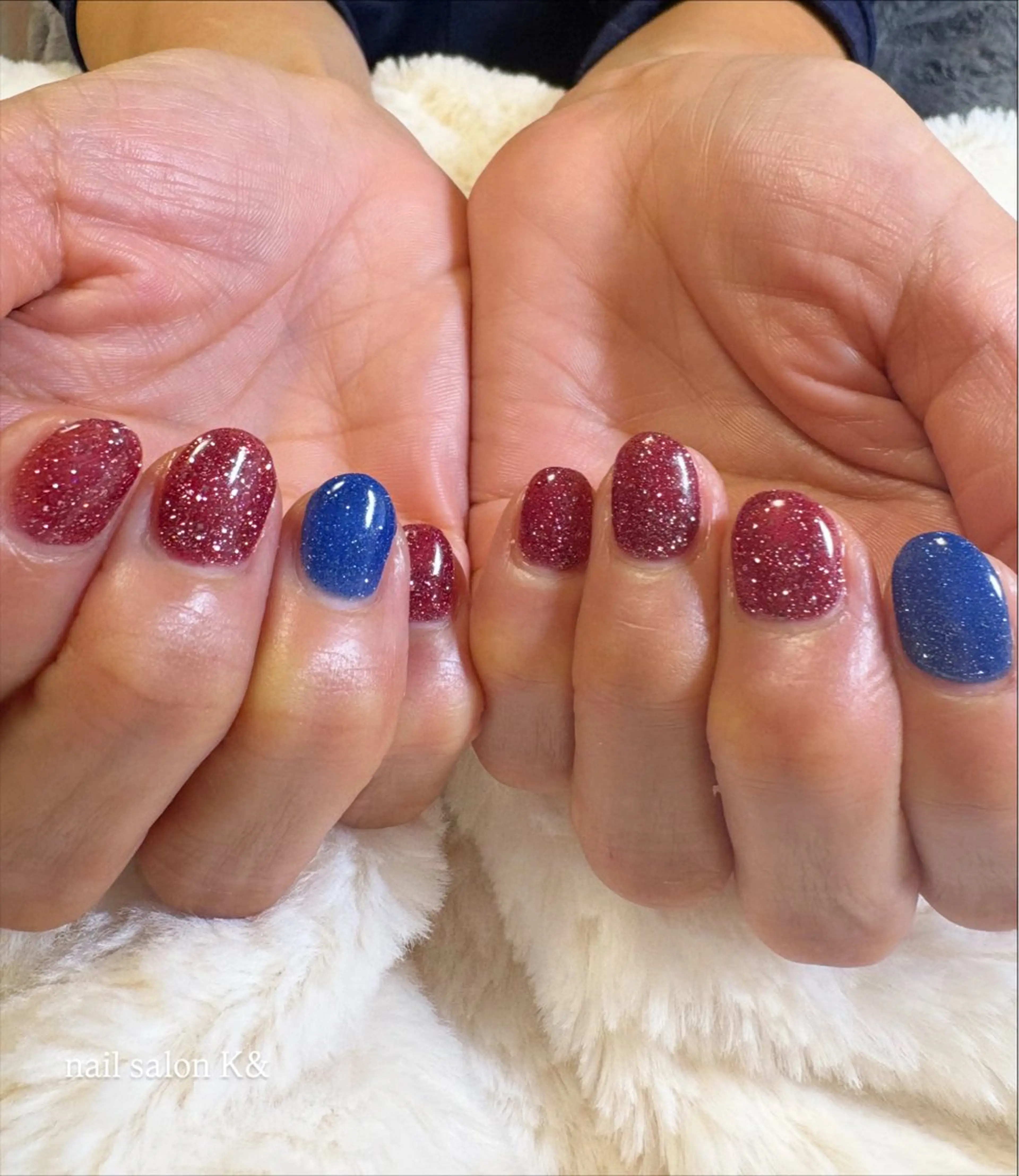 ネイル フラッシュネイル ワンカラーネイル nail salon K&のネイルデザイン