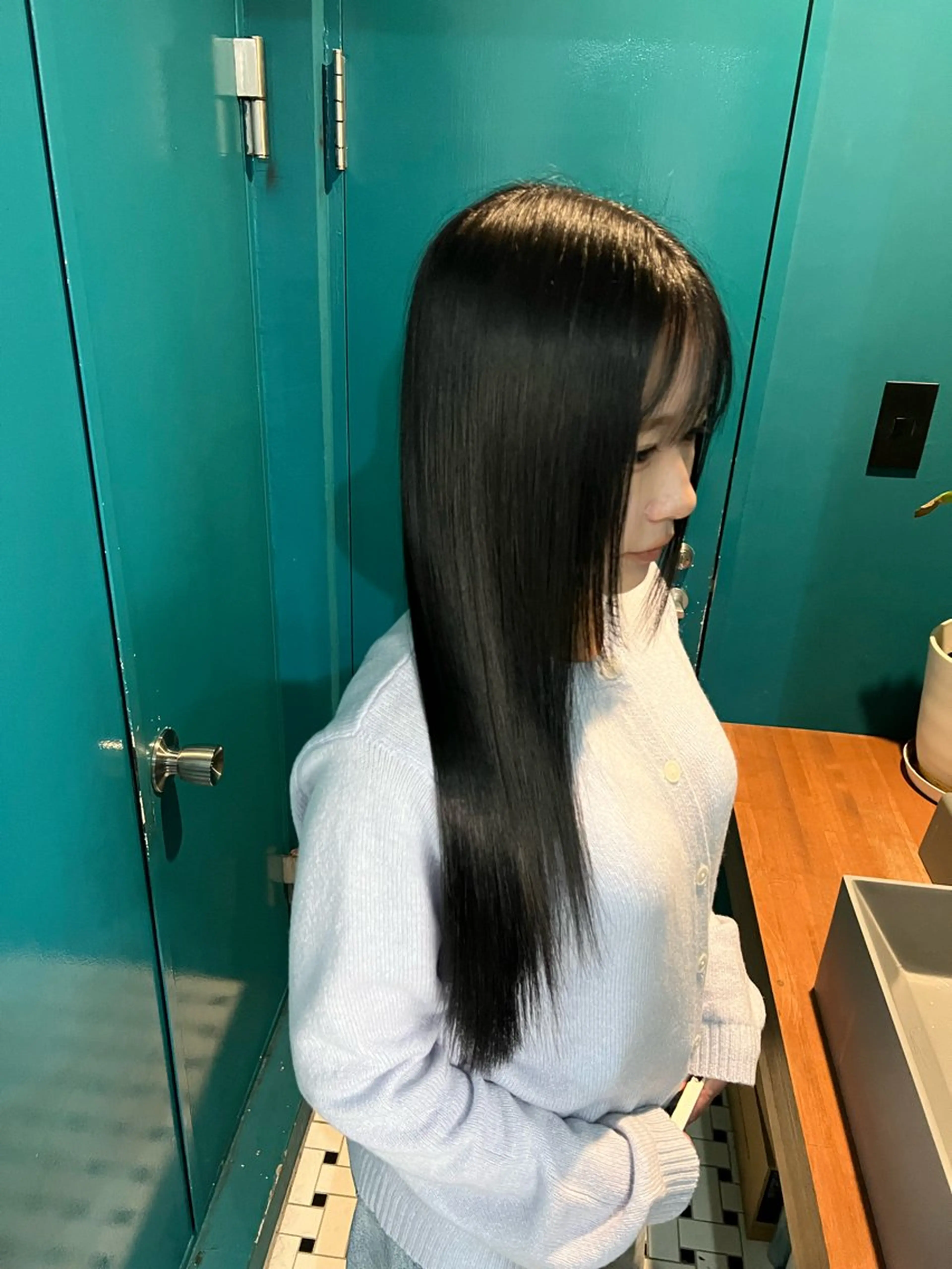 ロング カラー カット ヘアカラー トリートメント etora 渋谷所属・itaru/網紅ヘア 🇨🇳ケラチンTRのヘアスタイル
