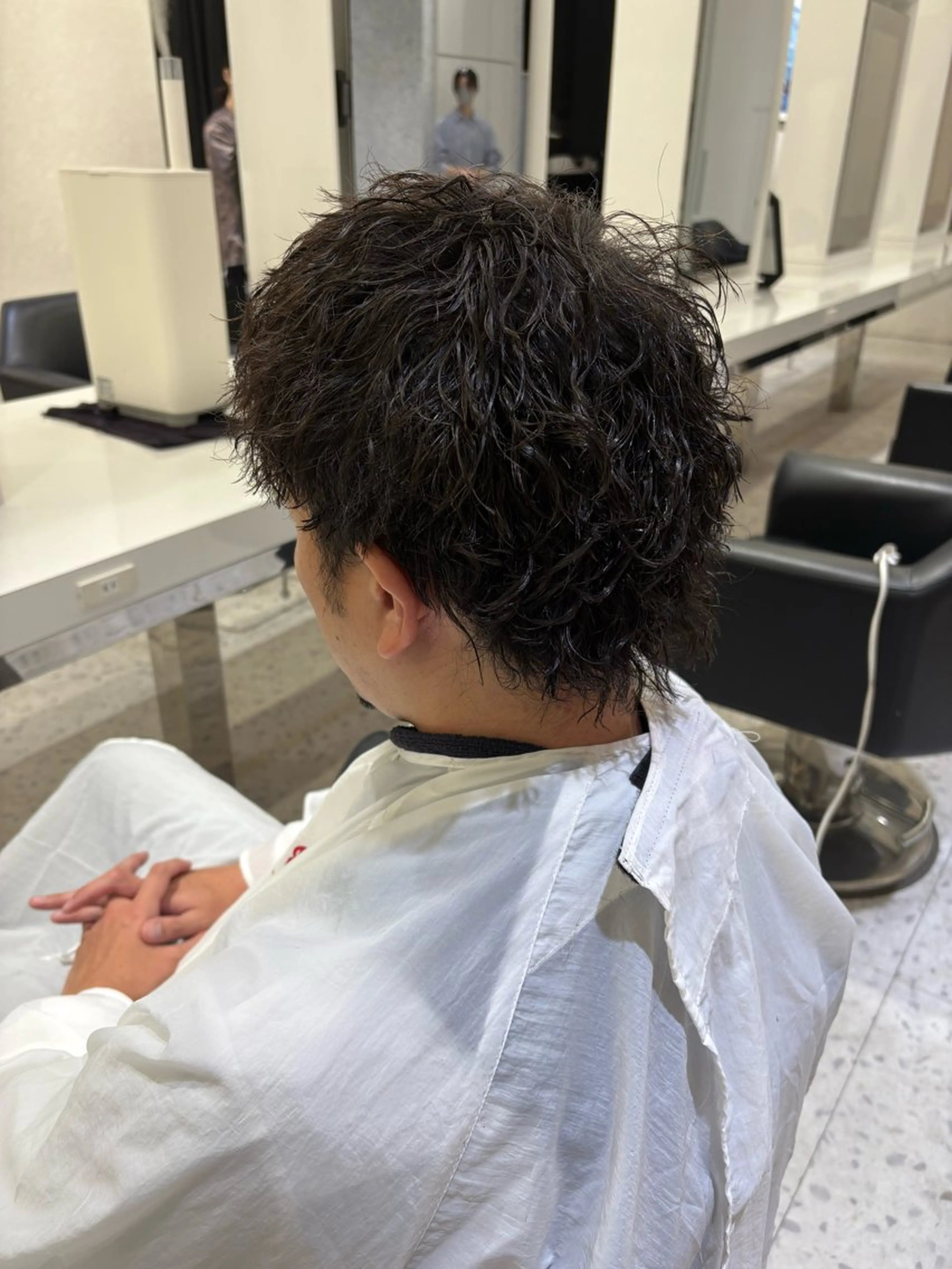 パーマ メンズ カット パーマ 駒野 蓮のヘアスタイル