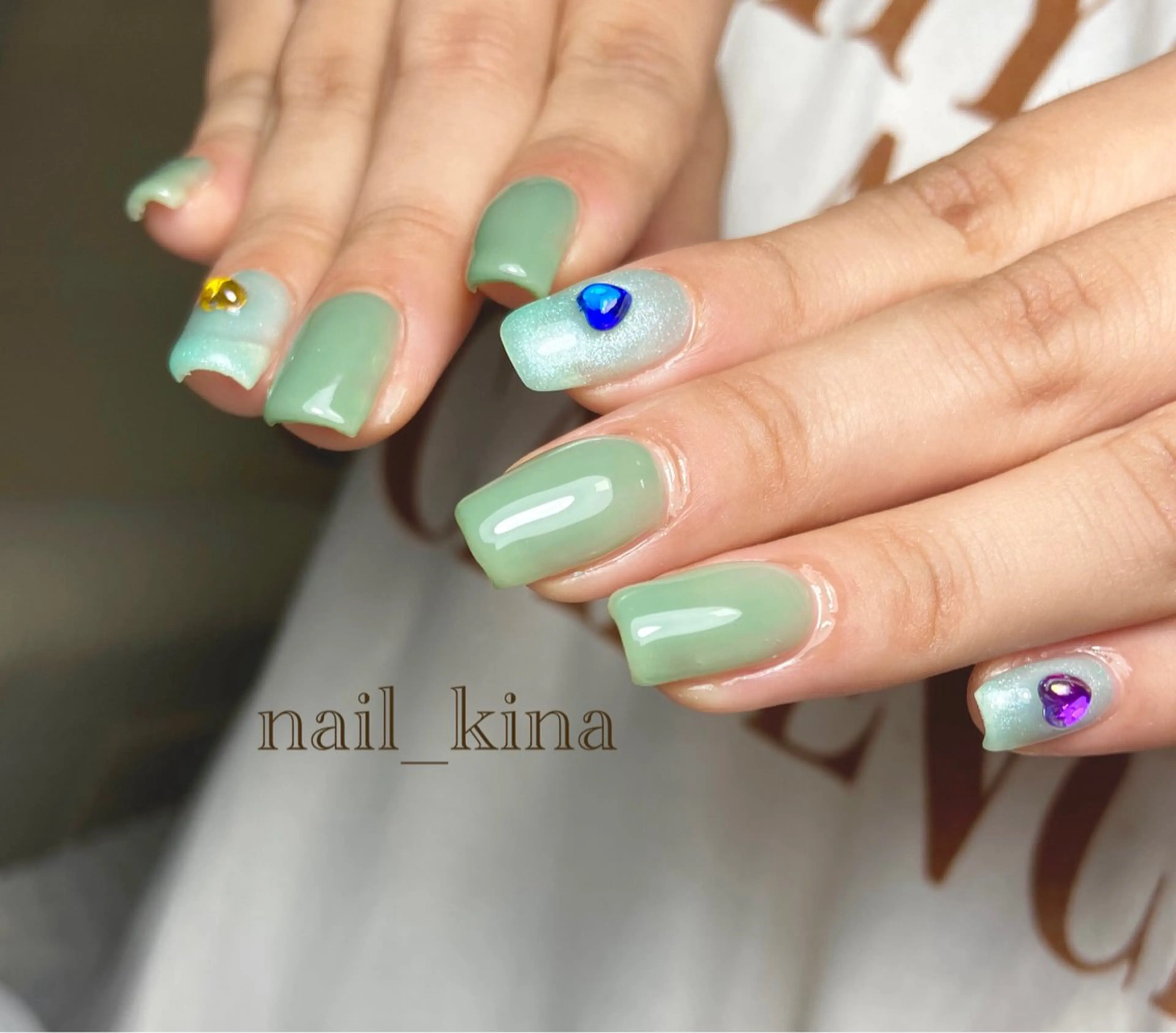 ネイル ワンカラーネイル ハンドネイル nail_ kinaのネイルデザイン