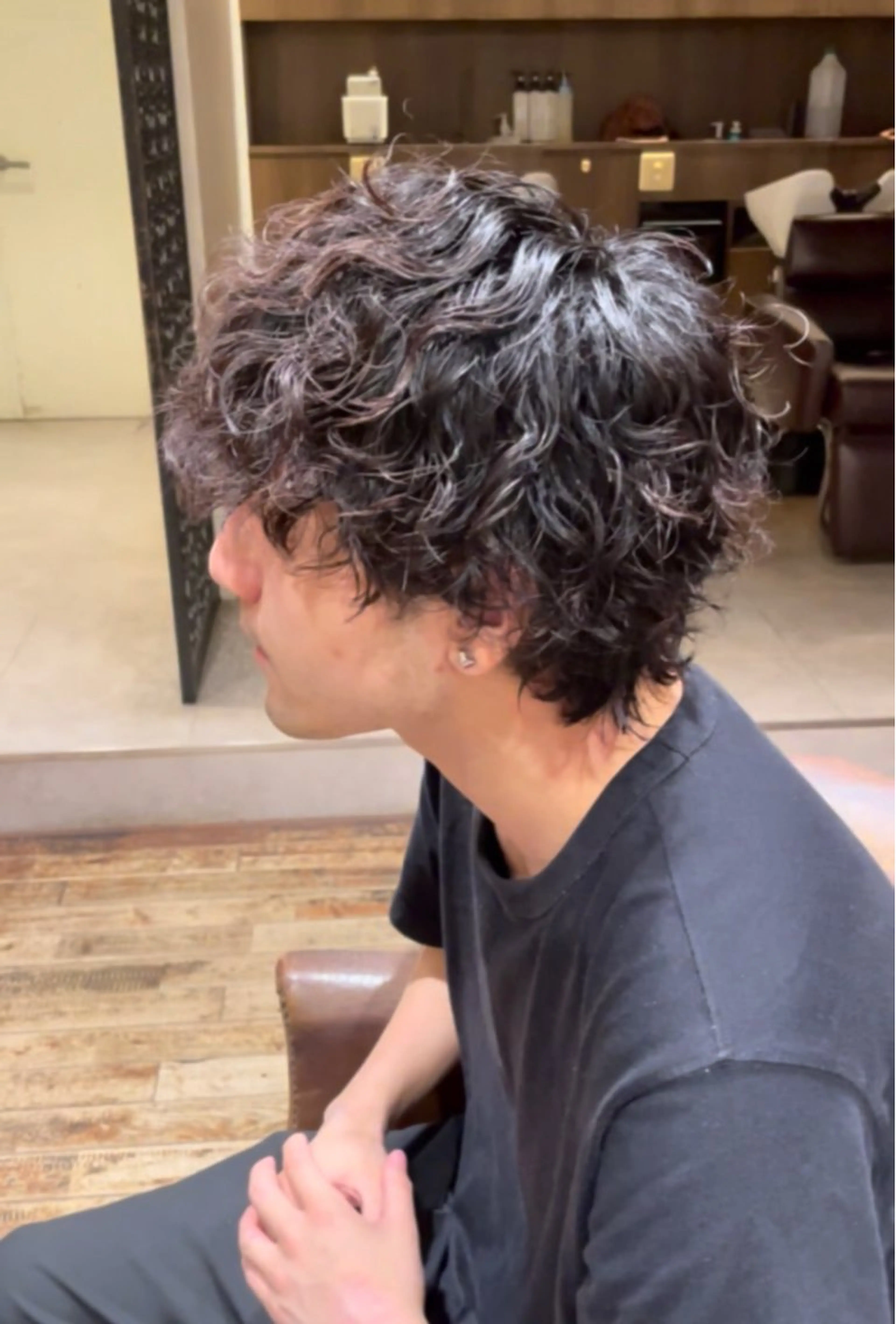 メンズ 韓国メンズヘア シンユウのヘアスタイル