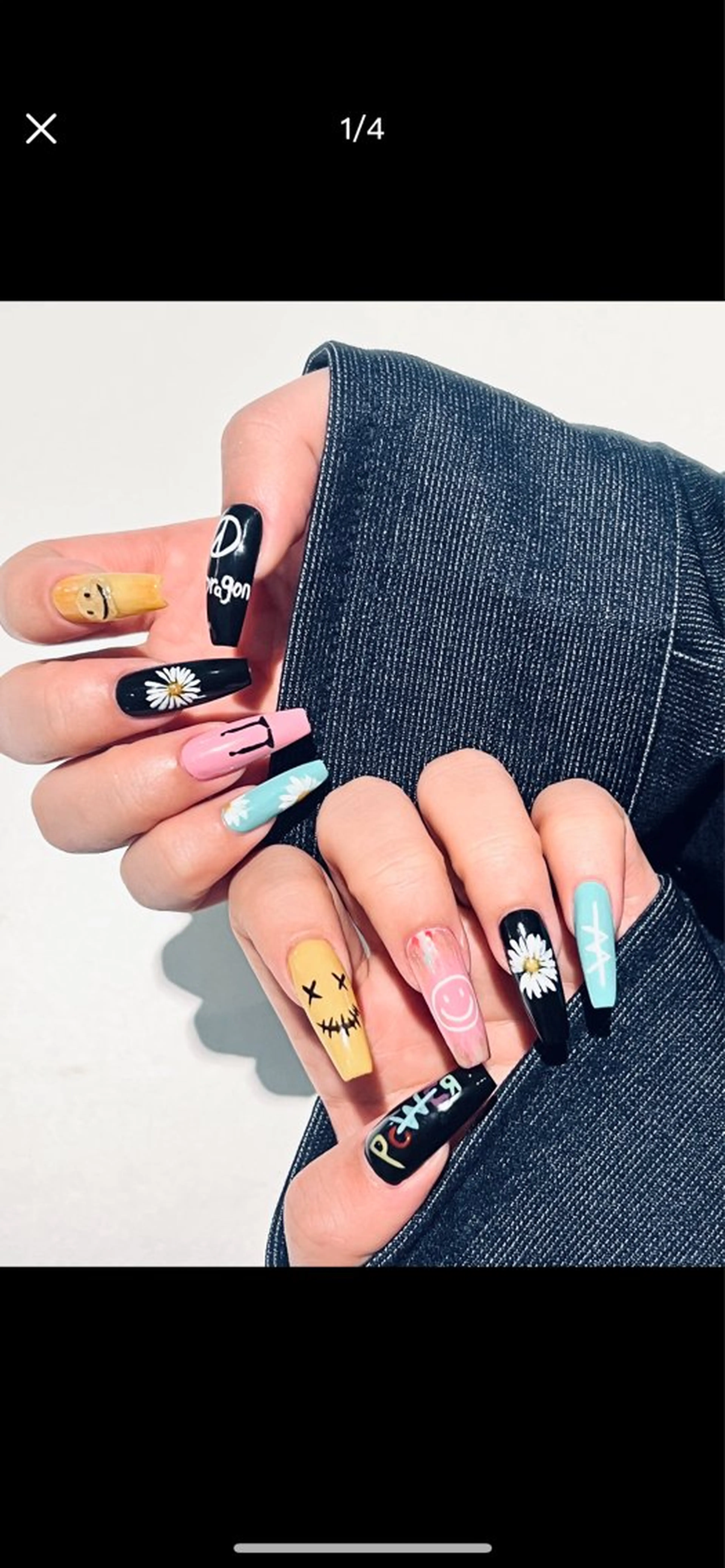 👑G- dragon応援ネイル💅他店/自店オフ🆓の写真