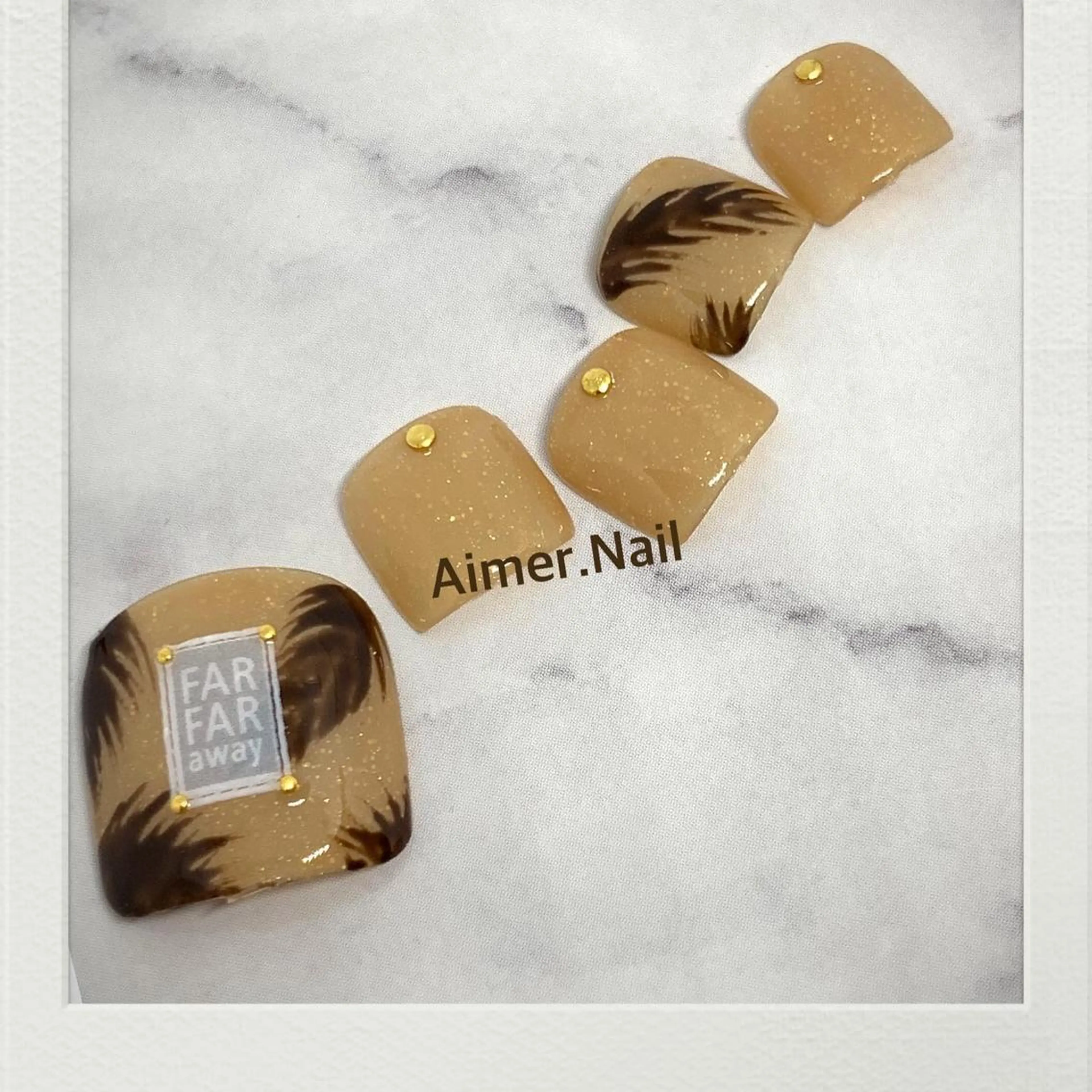 ネイル フットネイル フットネイル Aimer. Nailのネイルデザイン