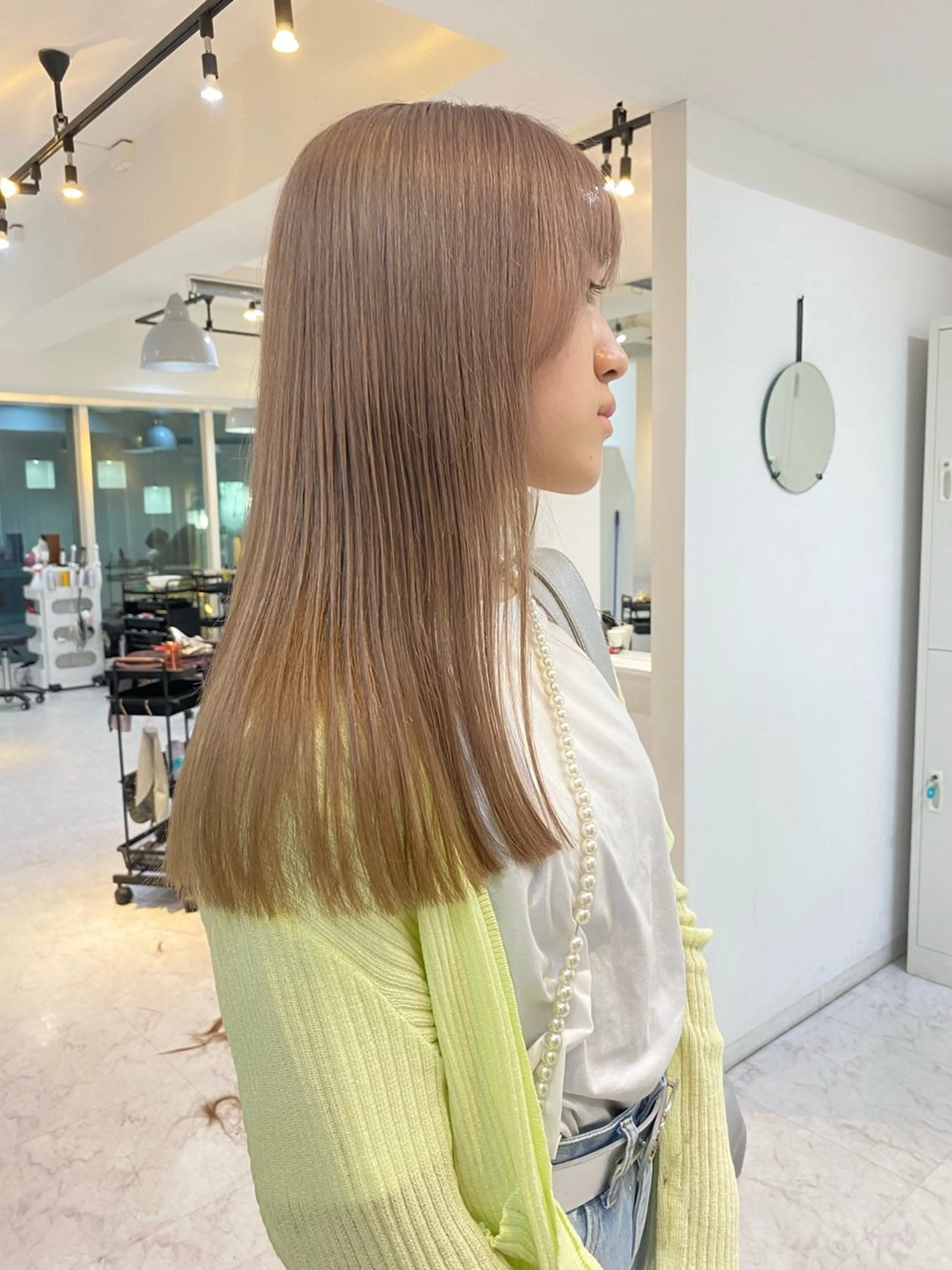 セミロング ヘアカラー 透明感カラー／メンズ 特化kazumaのヘアスタイル