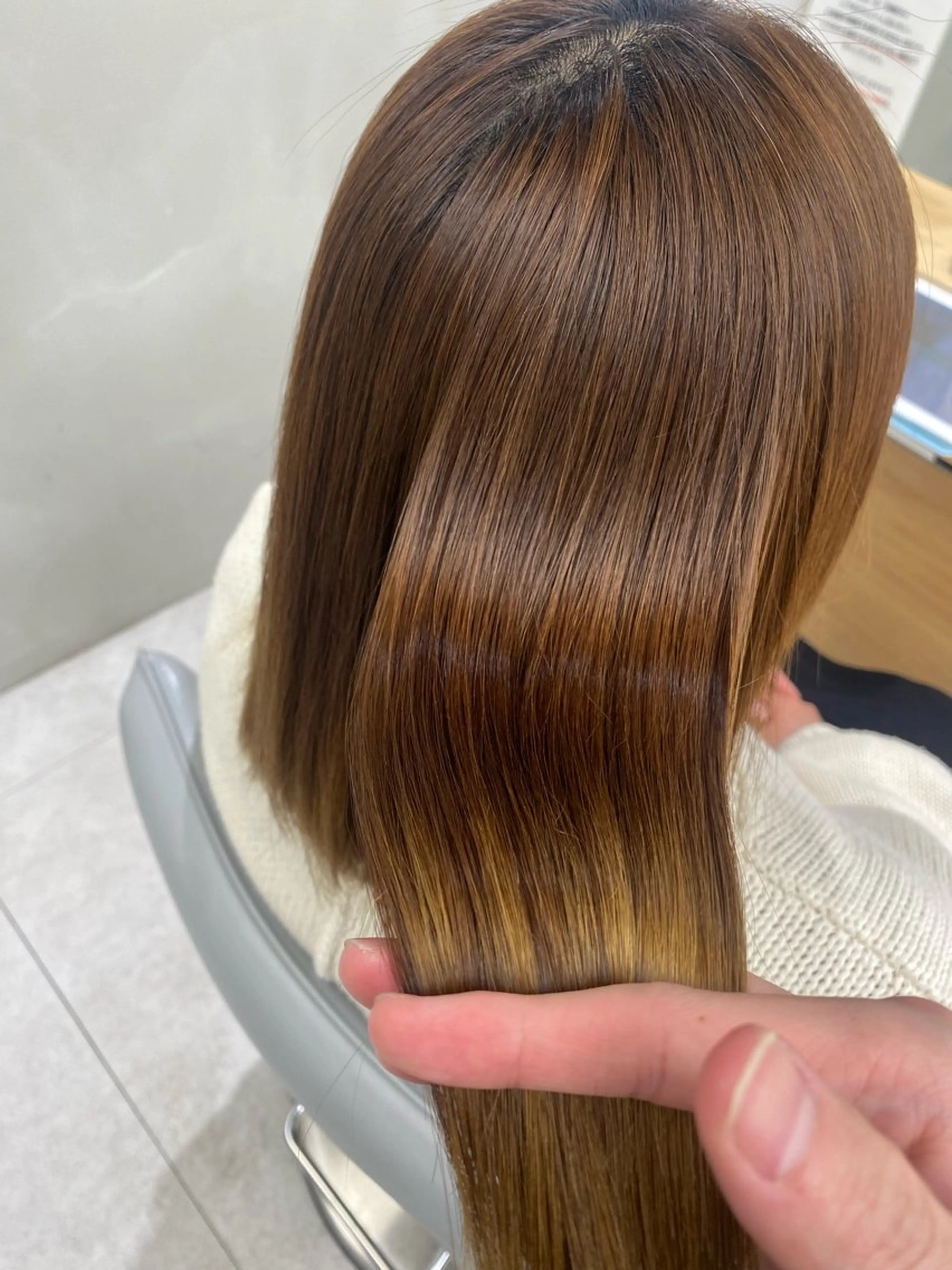 ミディアム パーマ 縮毛矯正 Beautism Elm所属・毎朝を楽に✨ カットパーマ募集中のヘアスタイル