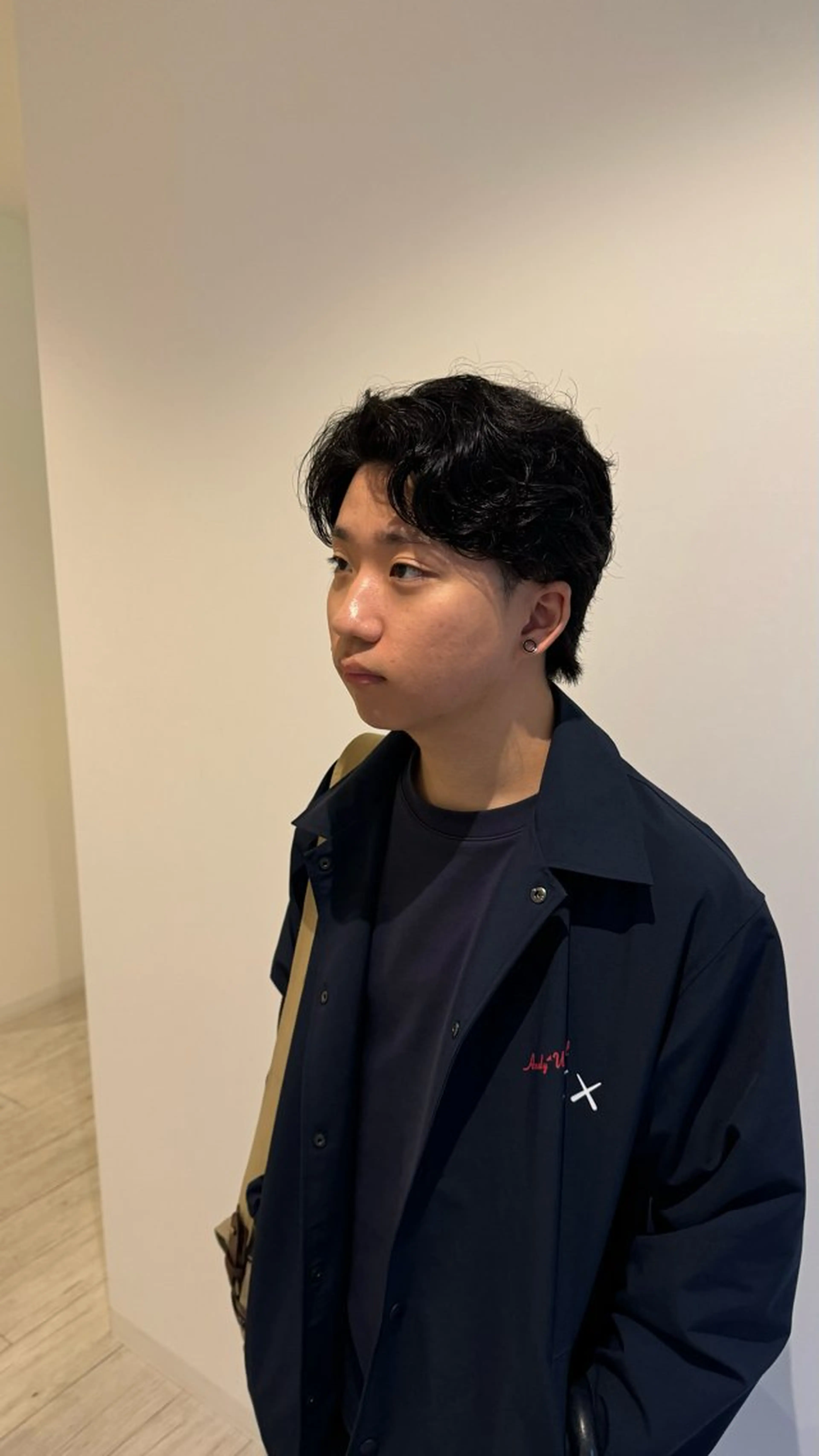 ショート パーマ メンズ カット パーマ Real me　京都 四条烏丸ドゥエ店所属・タナカ｜ 京都美容師のヘアスタイル