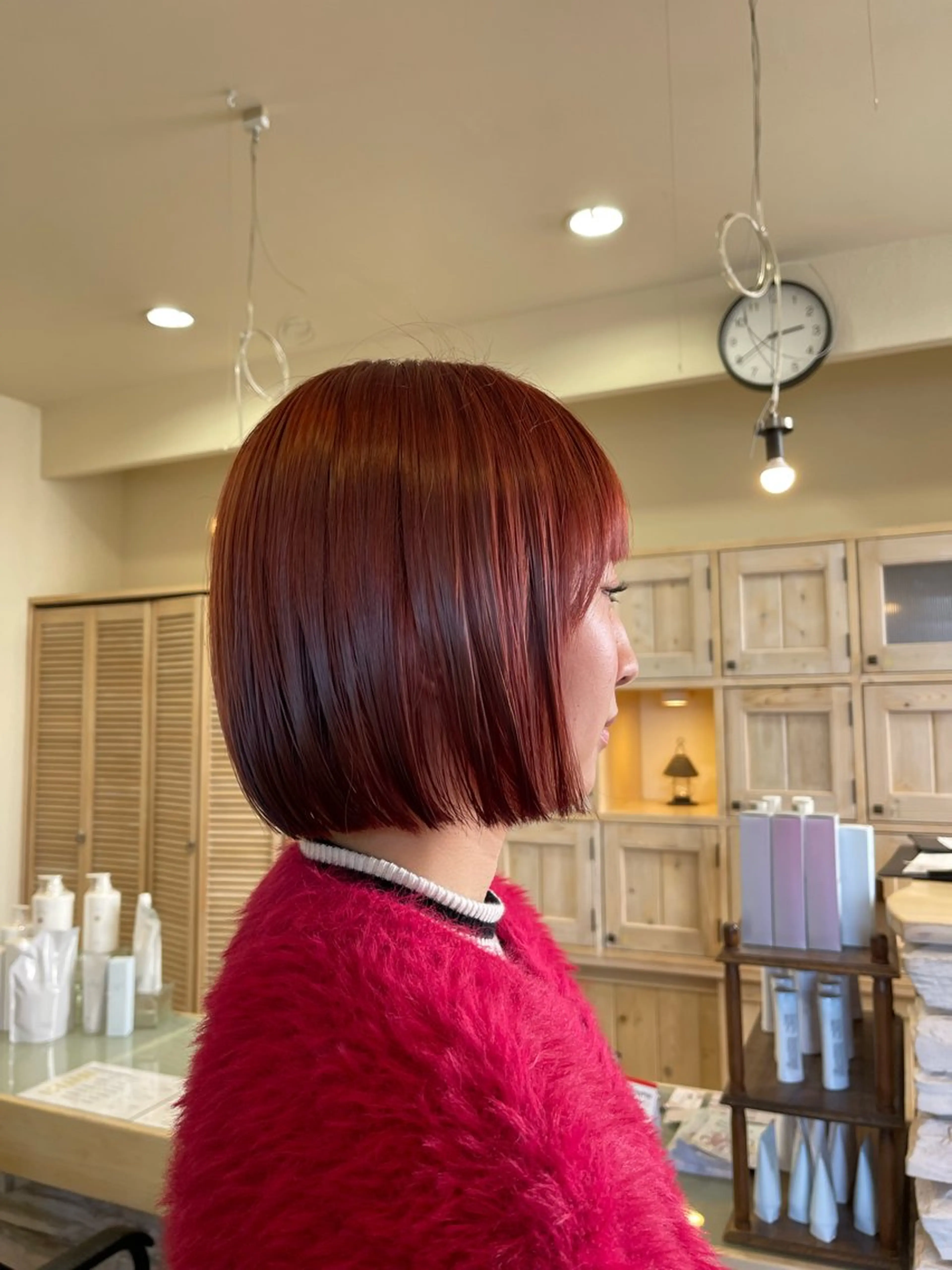 ミディアム ヘアカラー トリートメント CEEK /NO.4所属・梶原 真帆のヘアスタイル