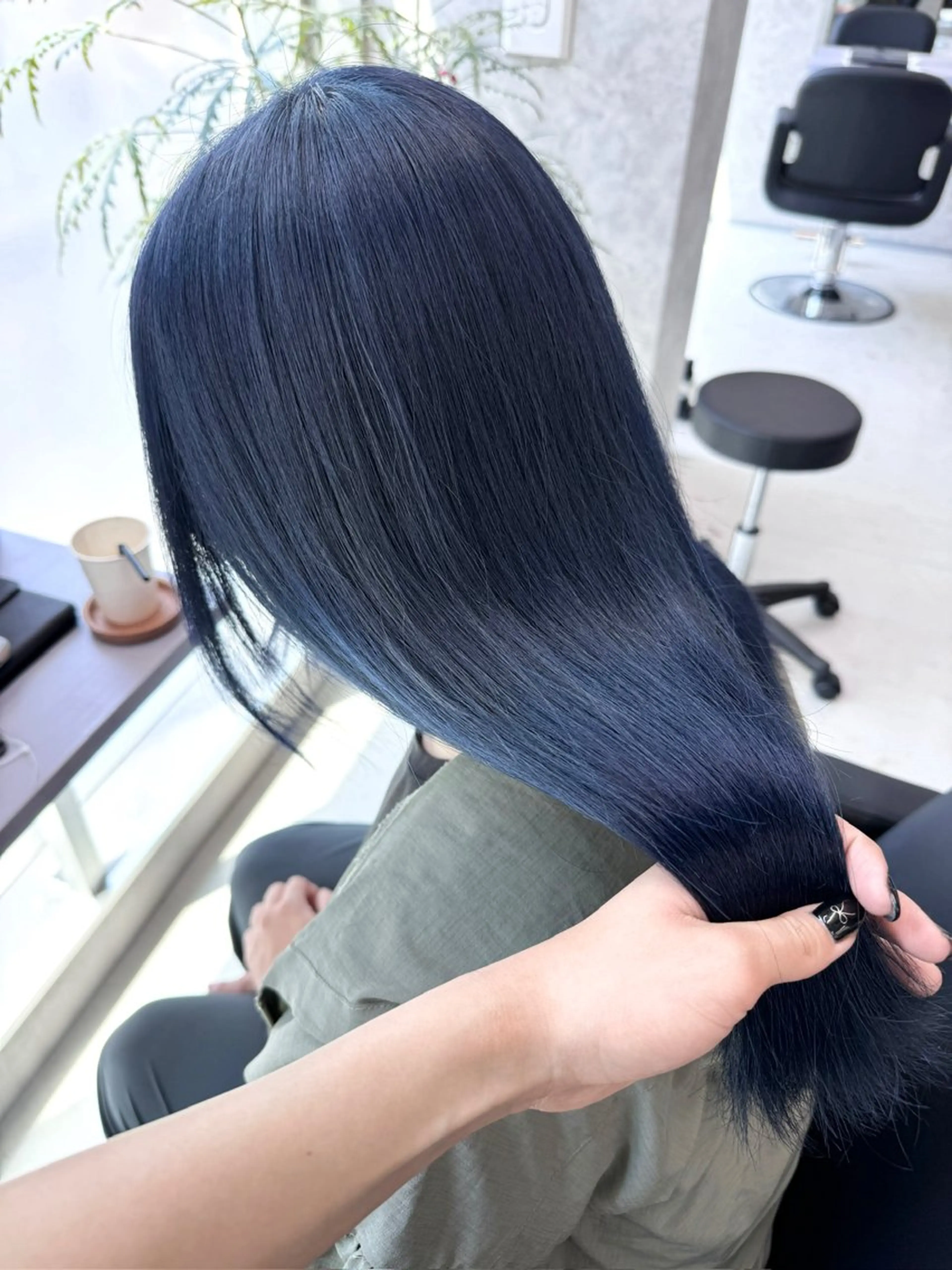 ロング カット ヘアカラー トリートメント 韓国風カラー🤎 𝒄𝒉𝒊𝒌𝒂のヘアスタイル