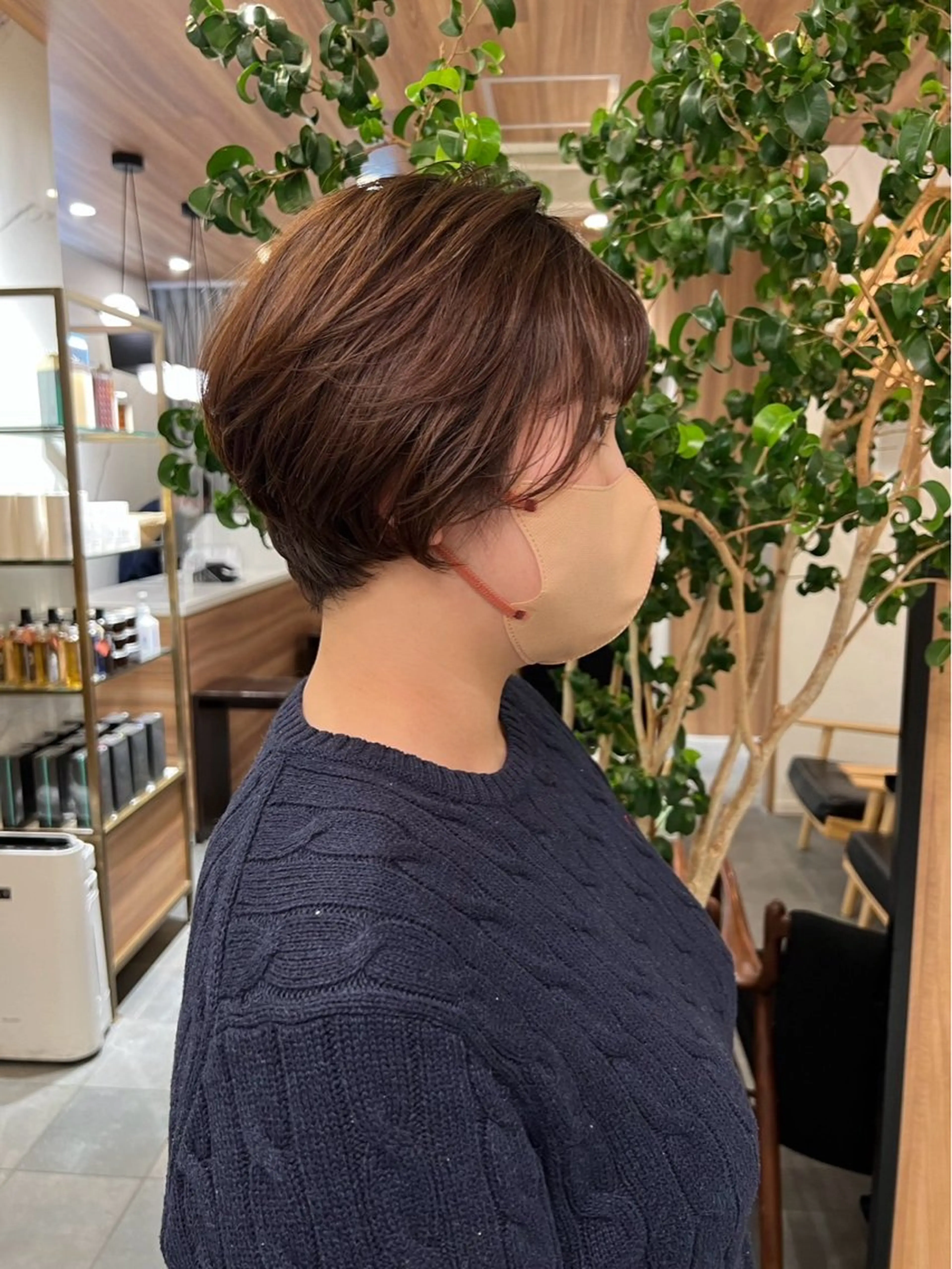 ショート パーマ パーマ 穂乃香 ショートパーマ☘️のヘアスタイル