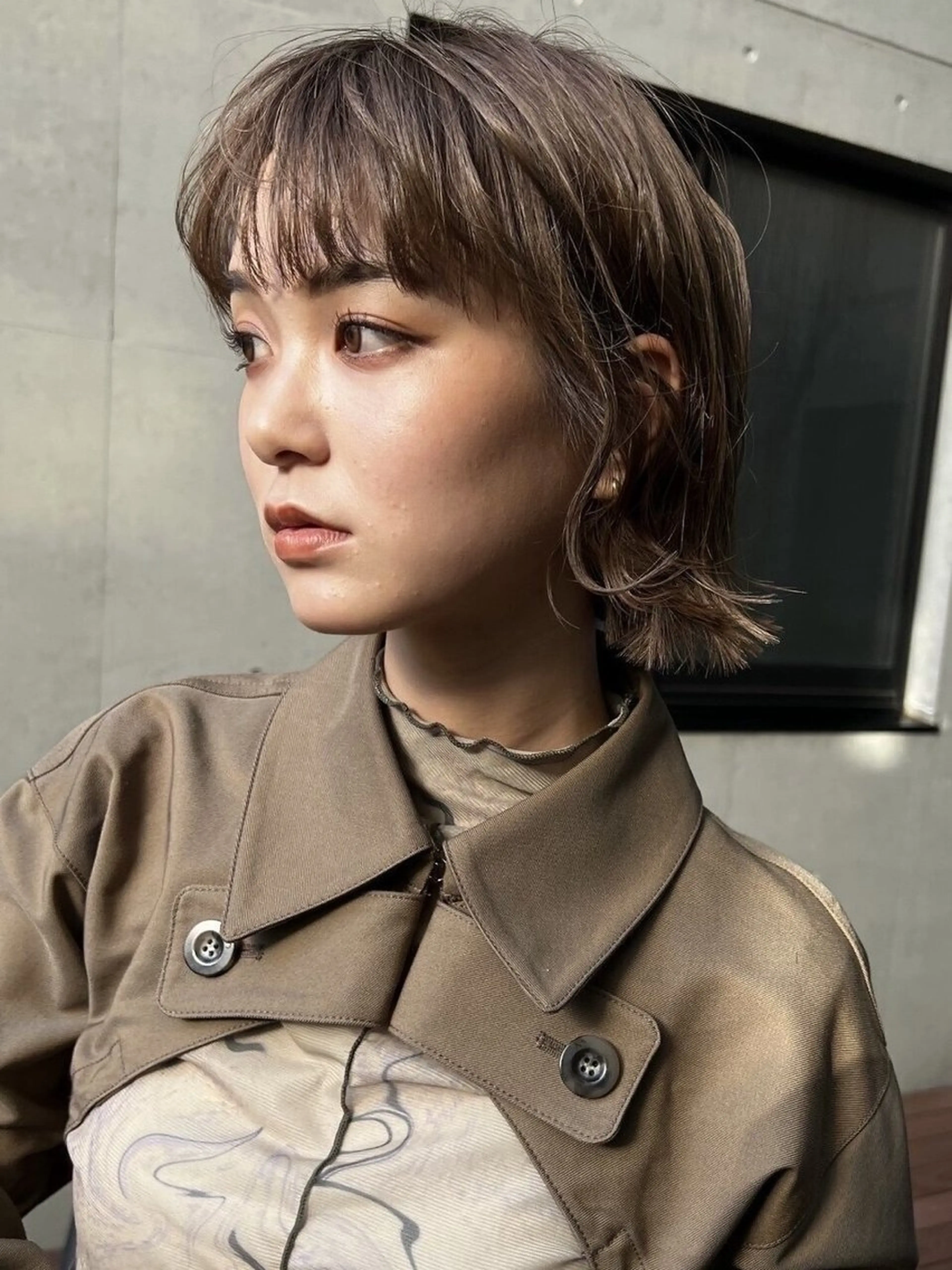 ミディアム 高谷 将希のヘアスタイル