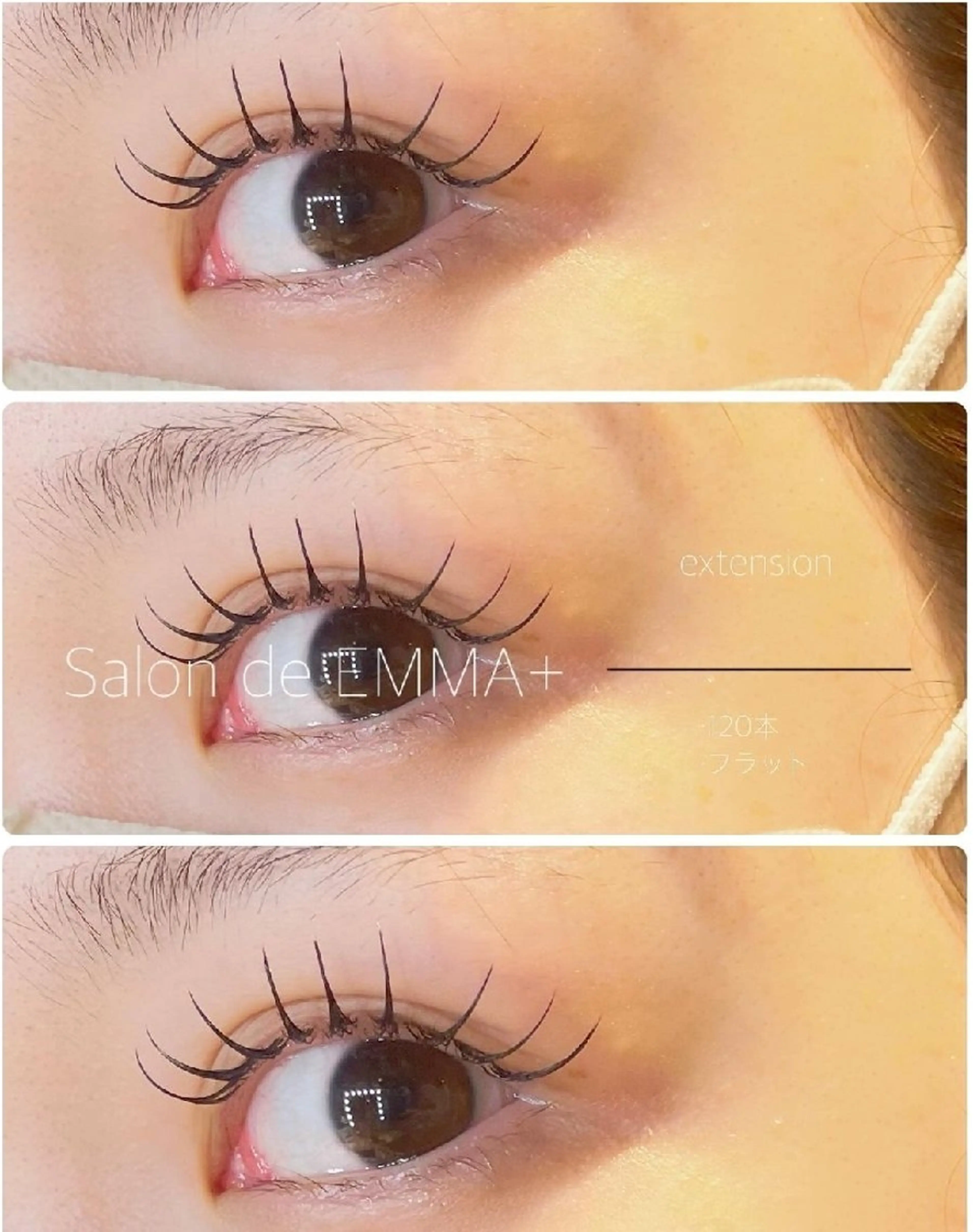 メンズ マツエク・マツパ 束感まつ毛 マツエク EMMA plus．のマツエク・マツパデザイン