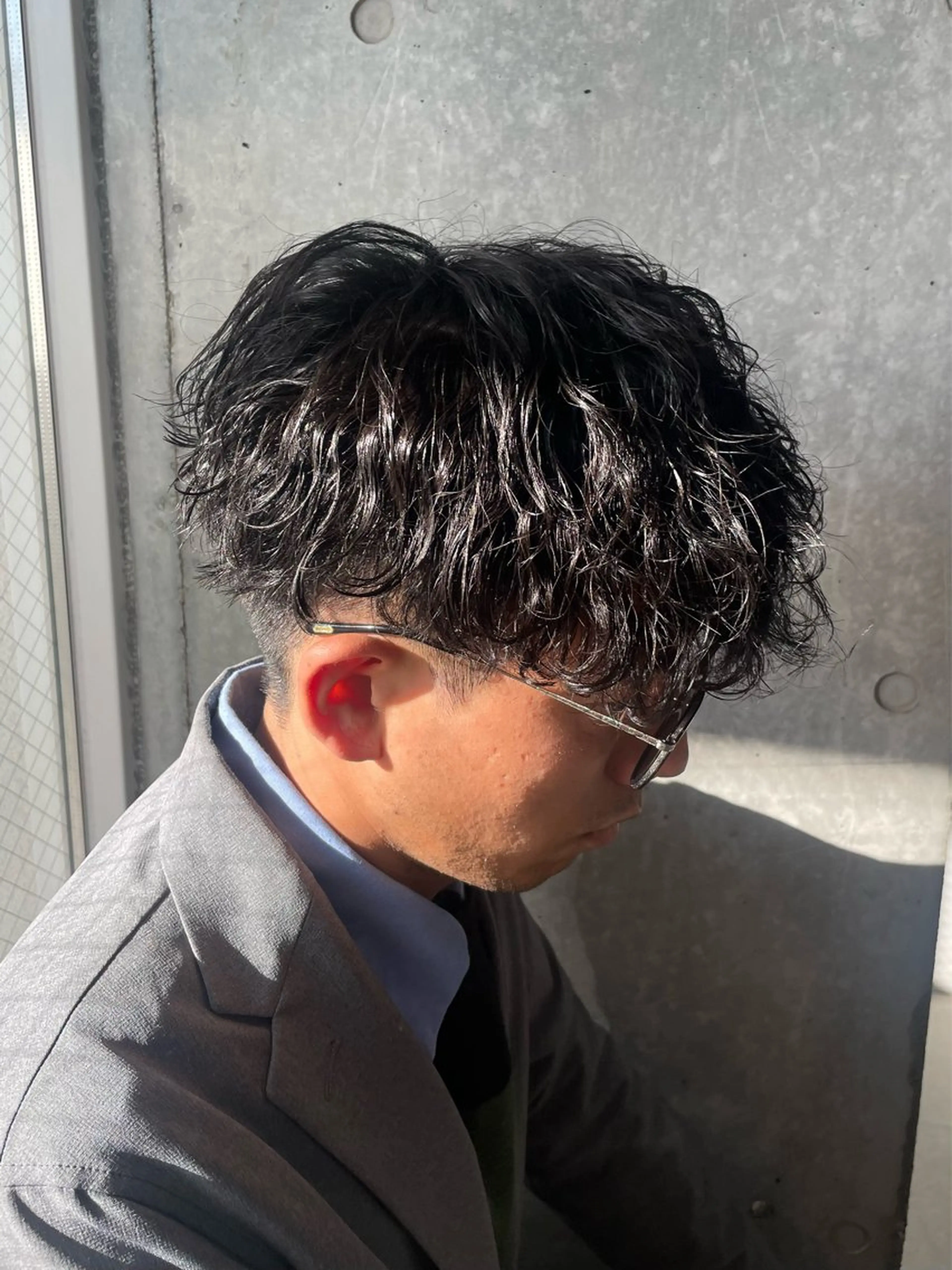 パーマ メンズ カット パーマ トリートメント ヘッドスパ ヘアセット メンズモテパーマ💙 fuwaのヘアスタイル