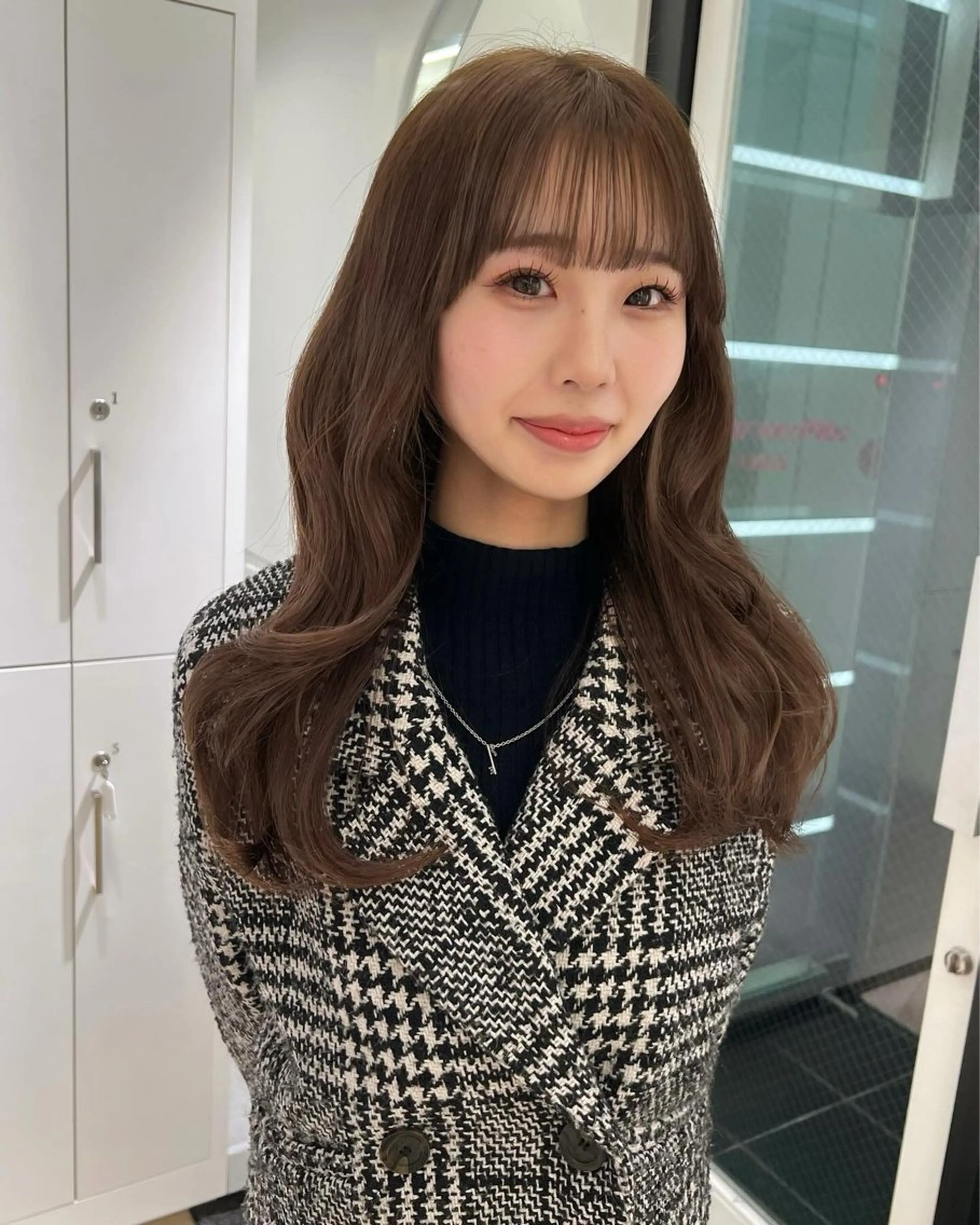 セミロング カラー ブリーチ ブリーチなしカラー Parve  Mix /板野妃莉のヘアスタイル