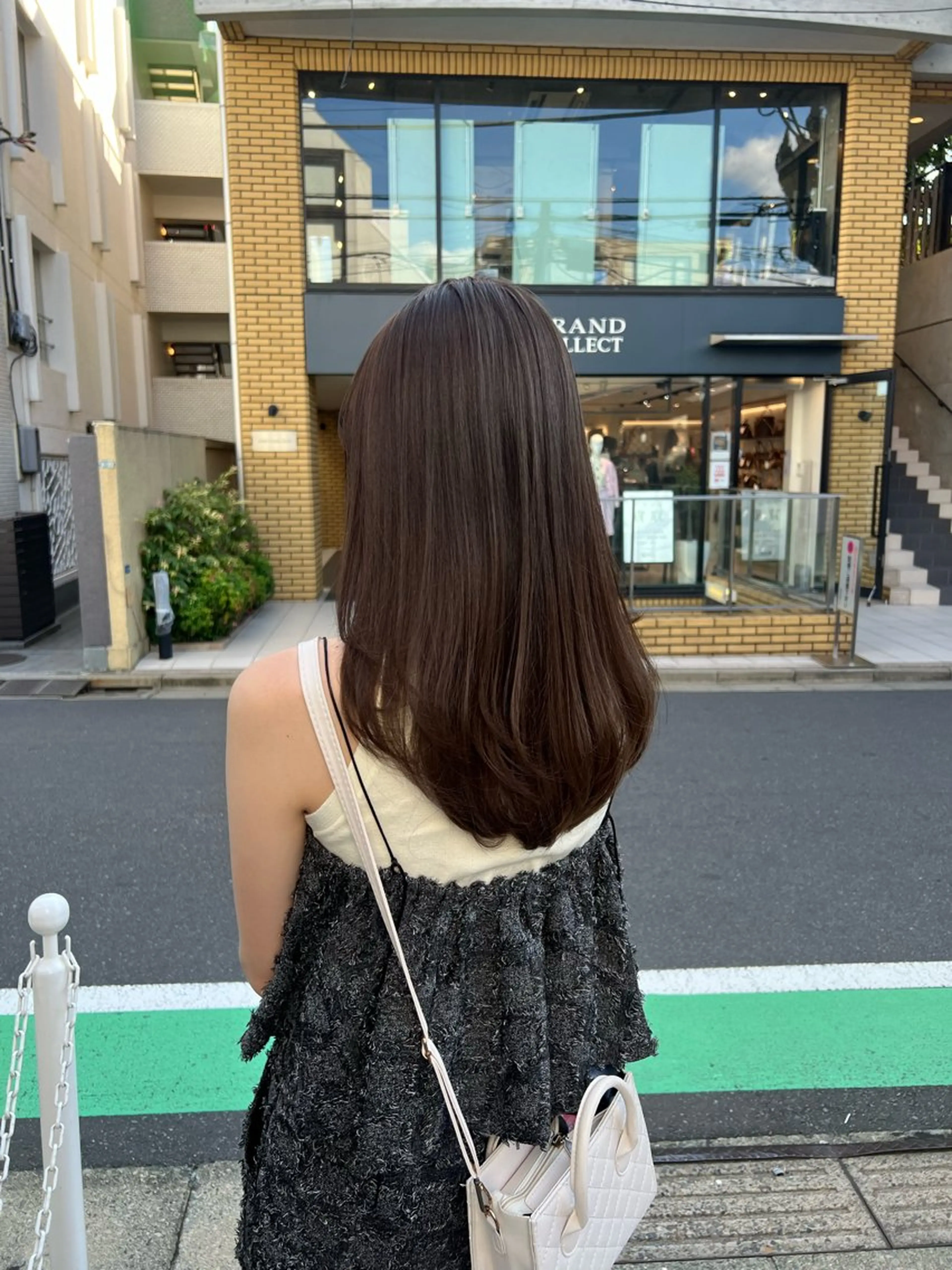 ロング カラー カット ヘアカラー トリートメント 似合わせヘア🫶🏻 つきいてるみのヘアスタイル