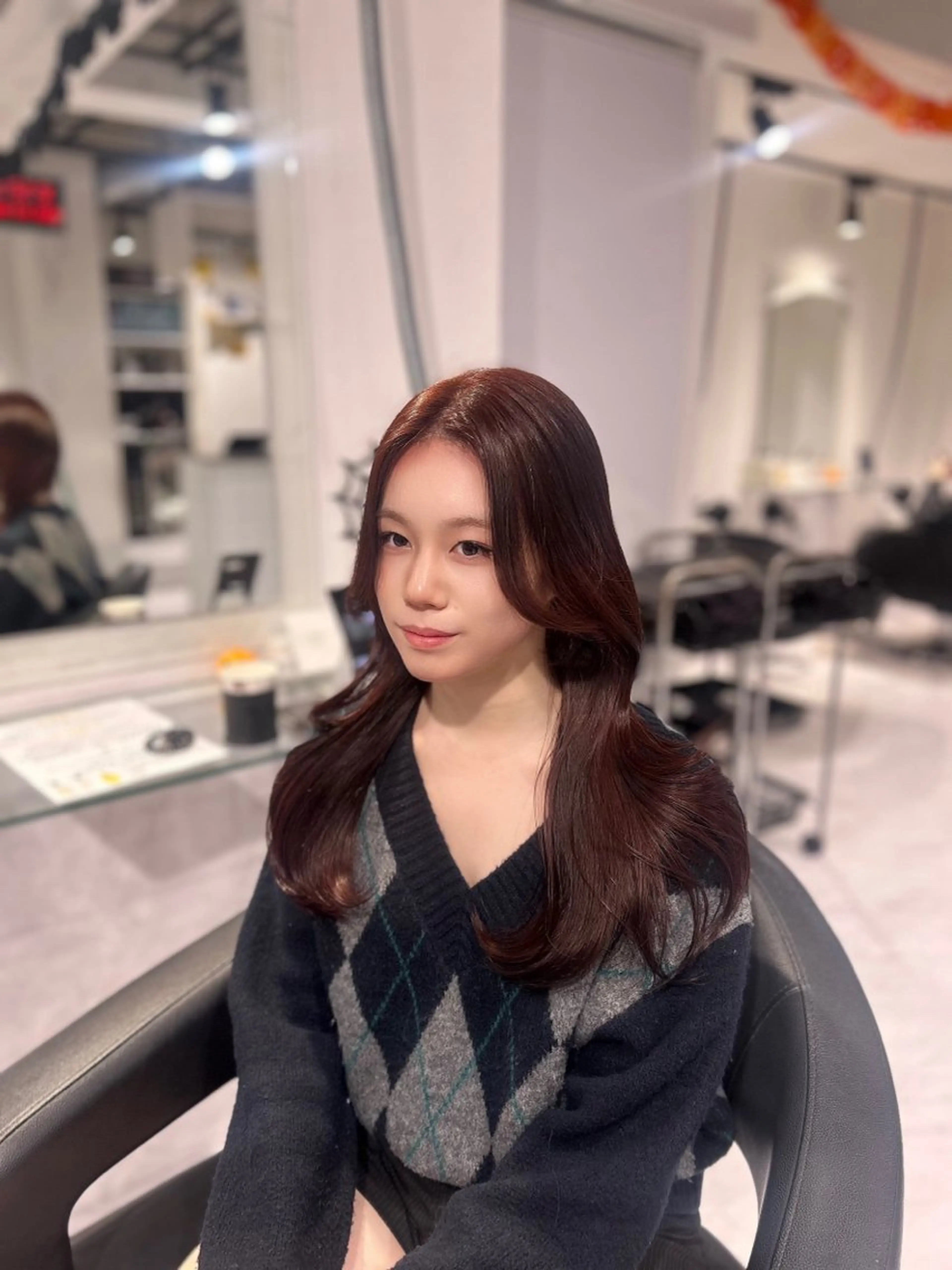 ロング カラー ヘアカラー 表参道/透明感カラー /暗髪/ジュキヤのヘアスタイル