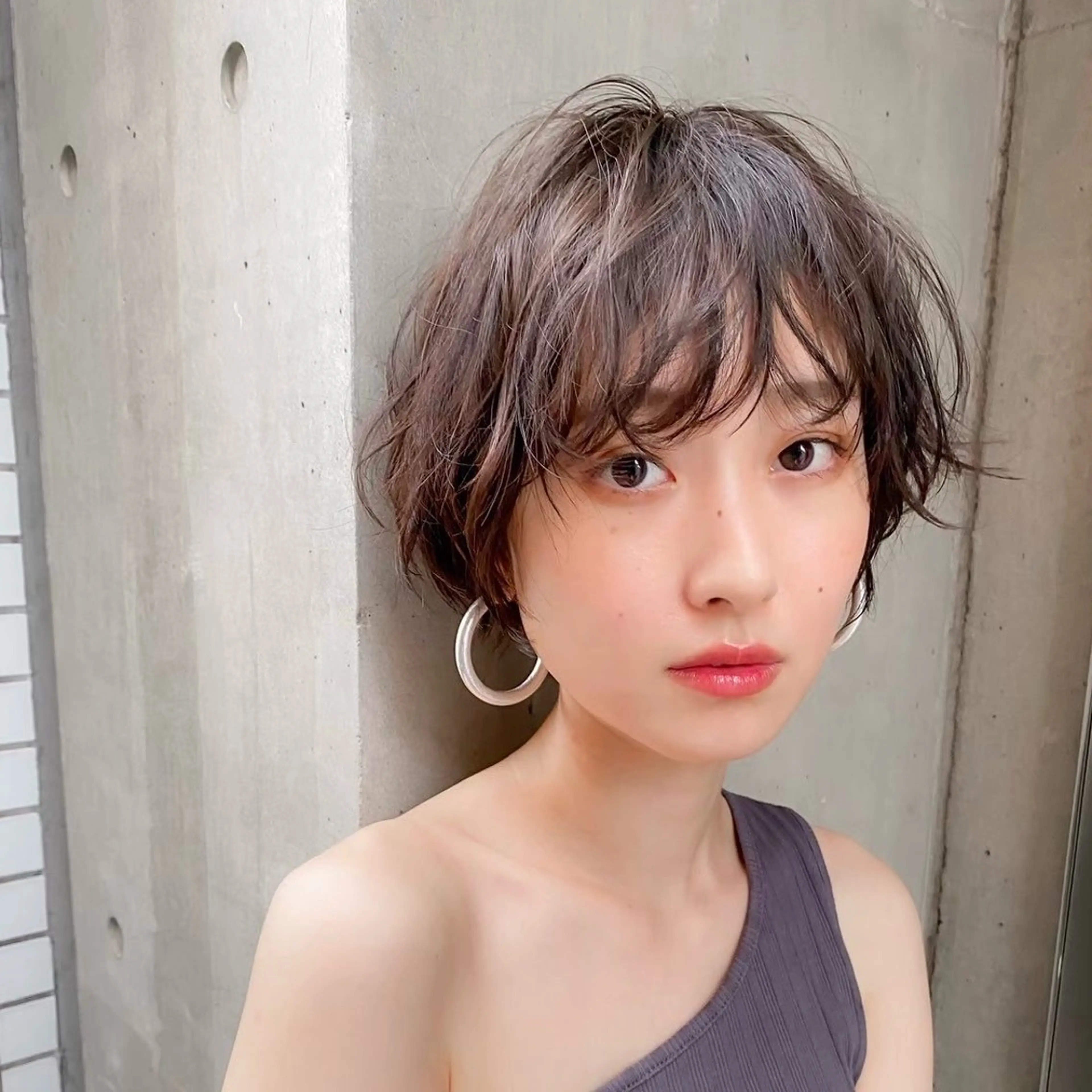 ショート パーマ ♥️レイヤー/ボブ ♥️minamiのヘアスタイル