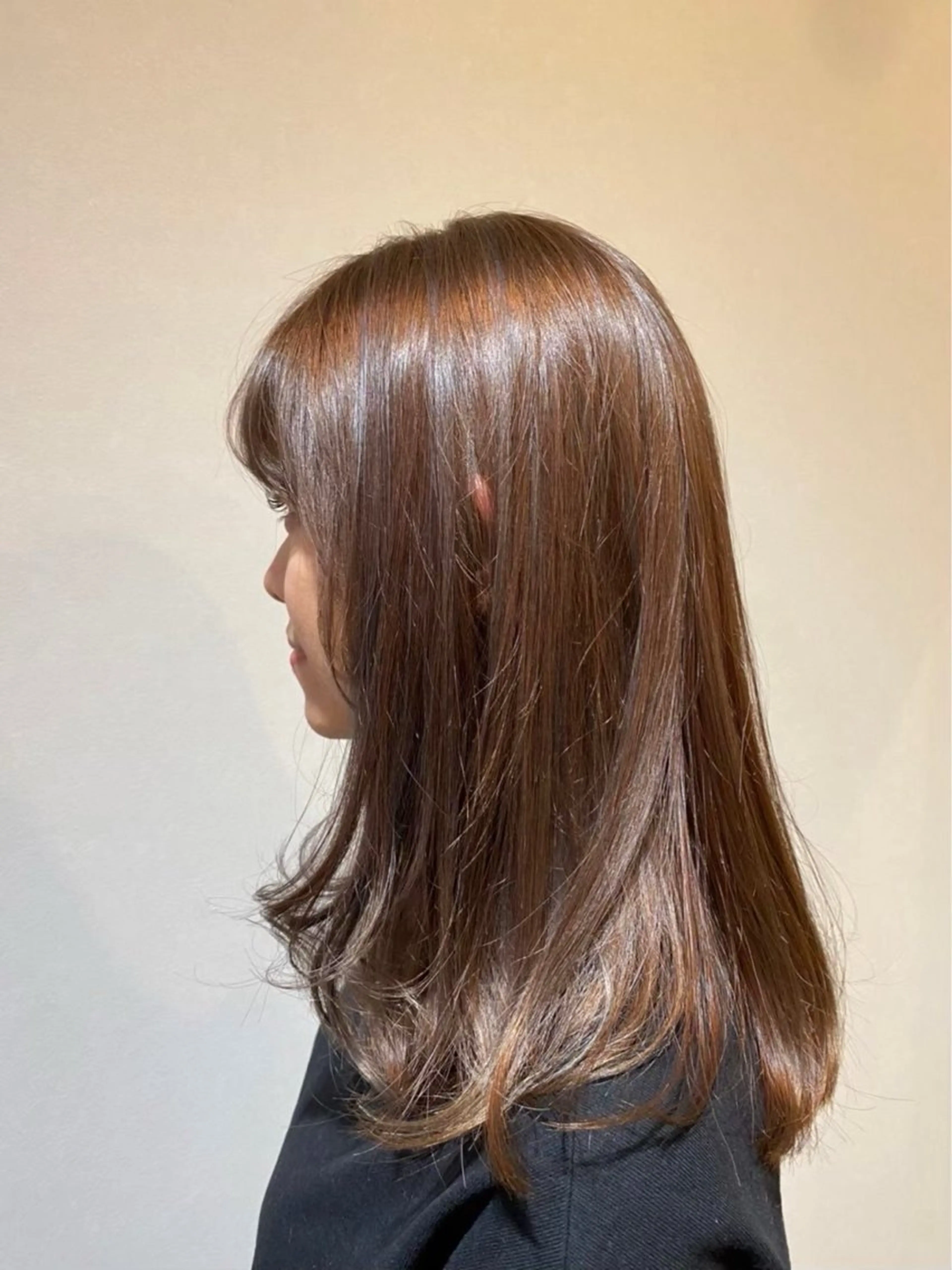 セミロング カット ヘアカラー inc新小岩 🌱MANAMIのヘアスタイル