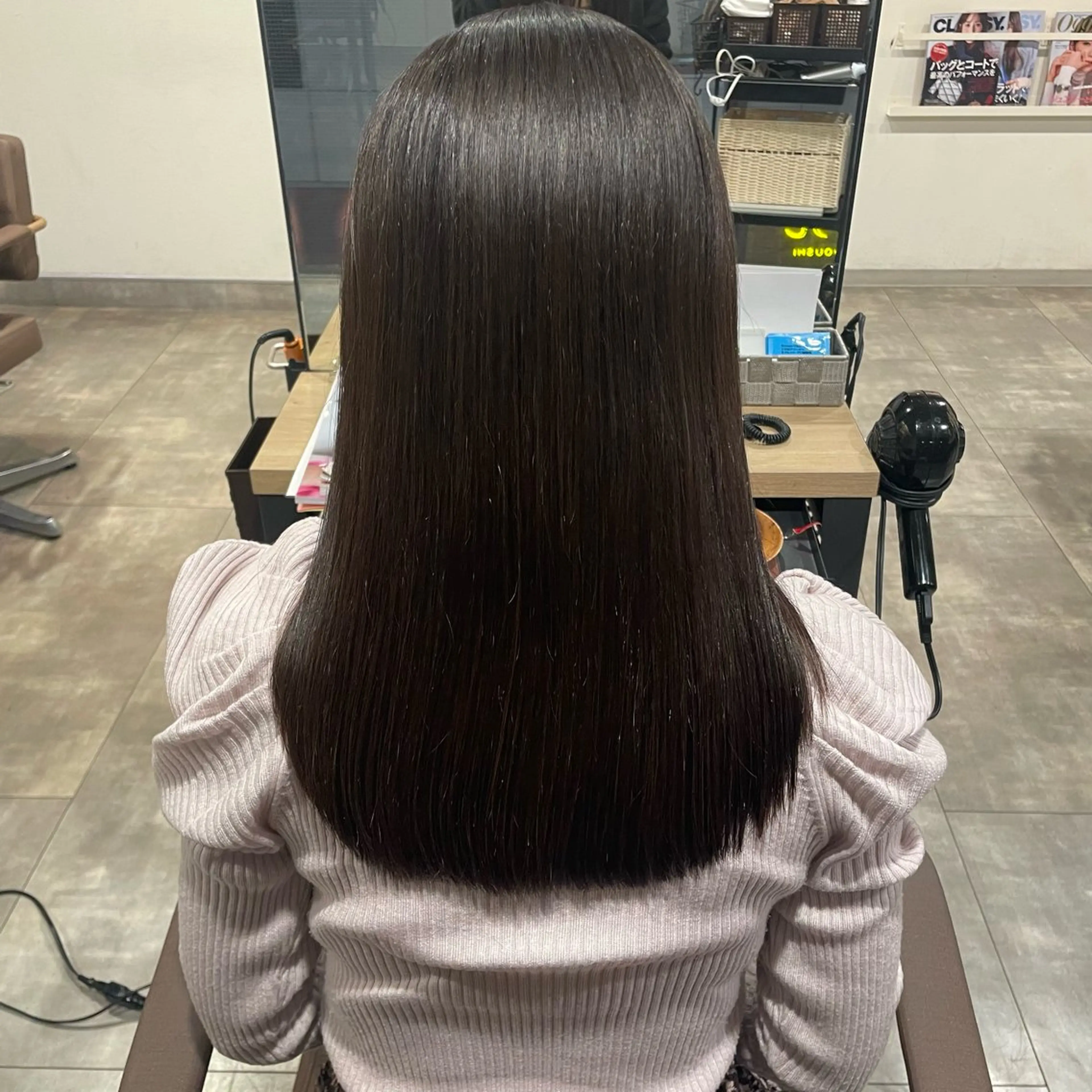ロング カラー 透明感カラー ブリーチなし ダブルカラー三國雅矢のヘアスタイル