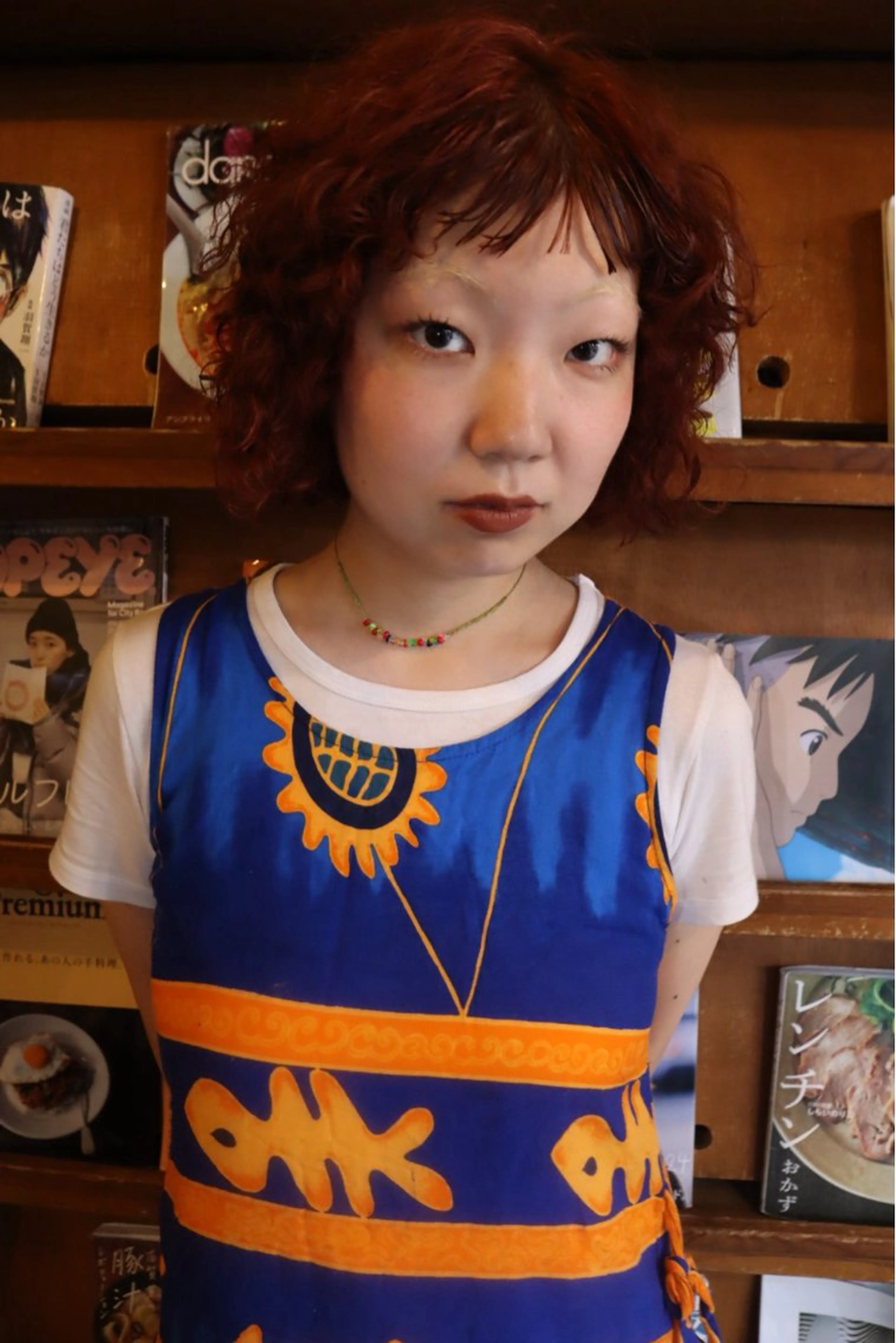 ショート カラー パーマ 金尾 凜のヘアスタイル