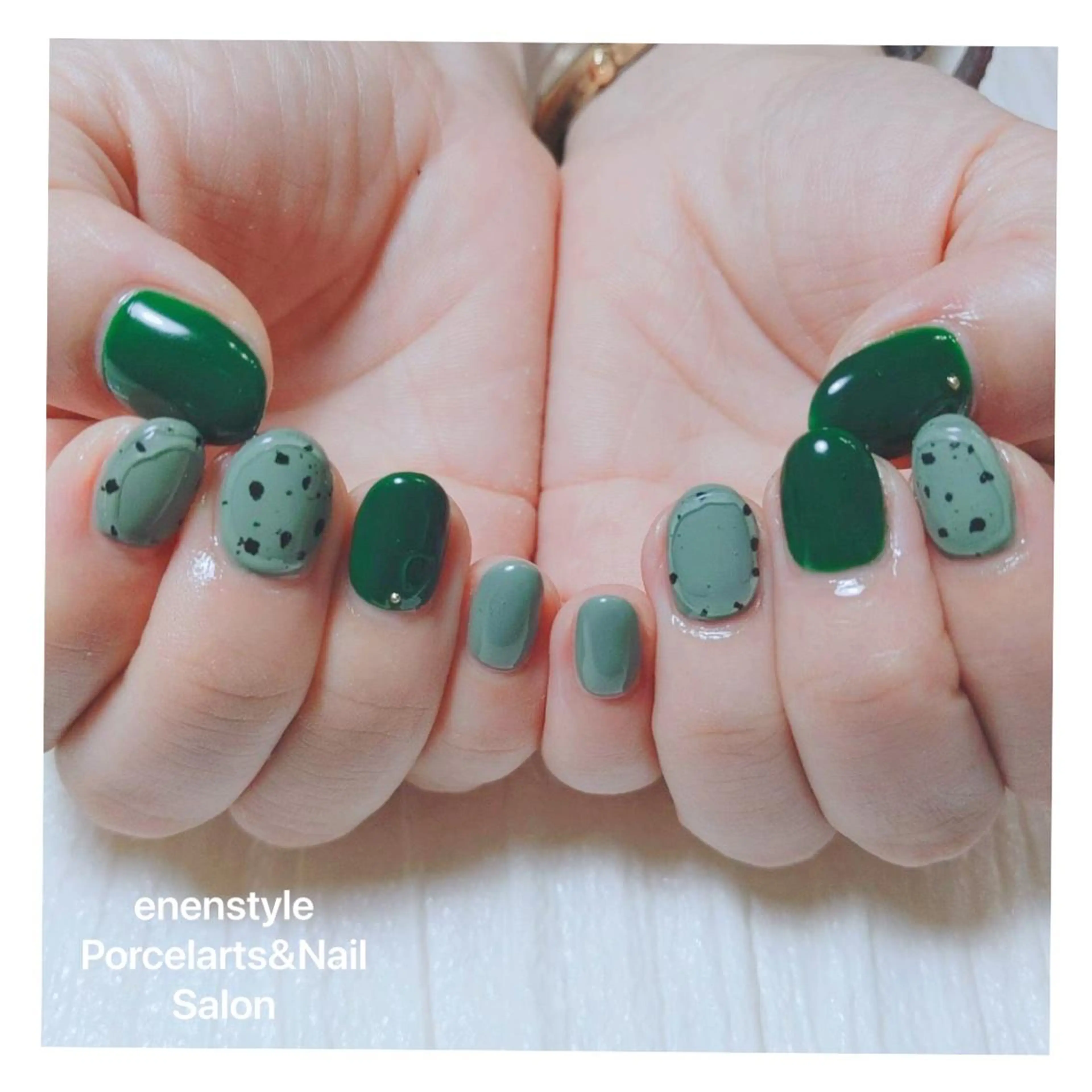 ミディアム ネイル 👑enen style👑のネイルデザイン