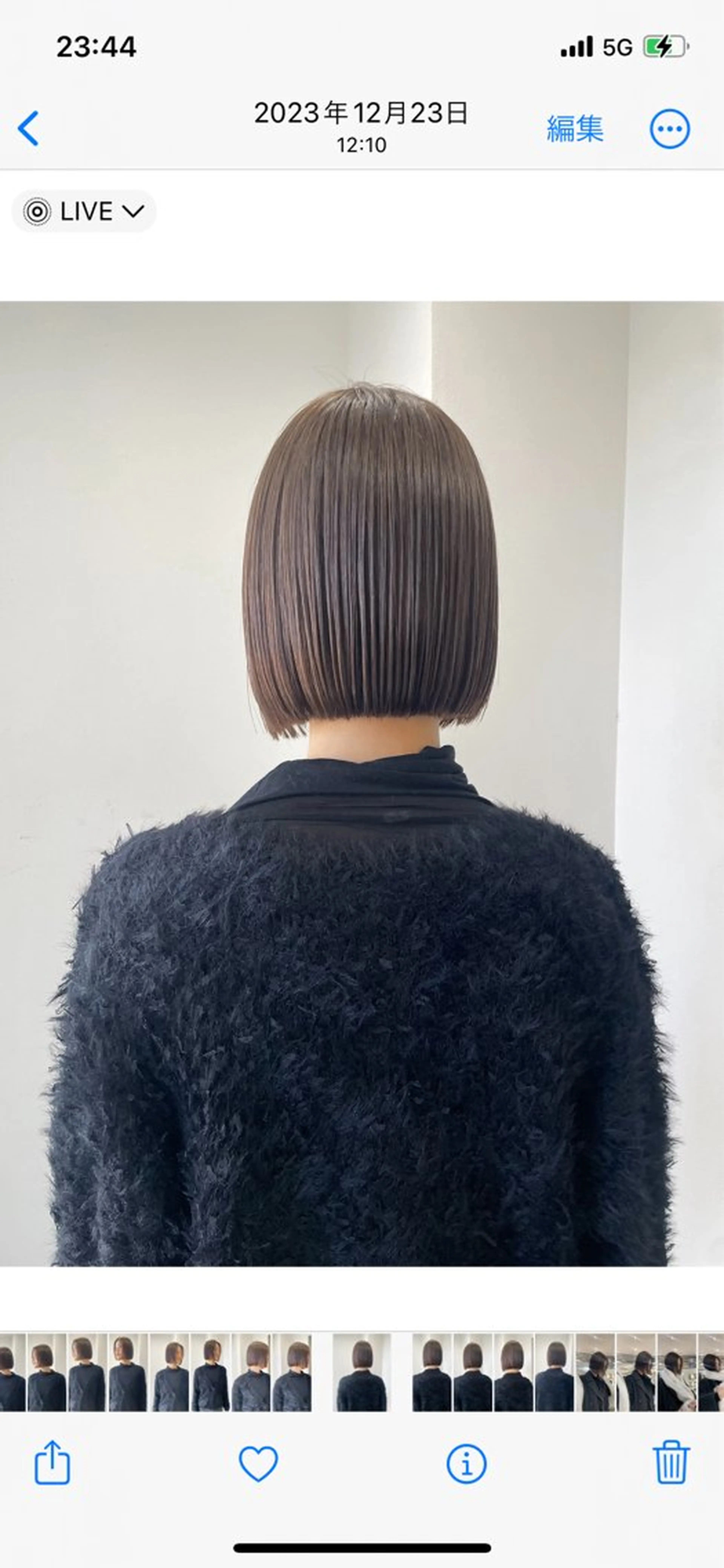 ショート カラー ベージュカラー ボブ HIBIKI/原宿 ハッシュカット🪄のヘアスタイル