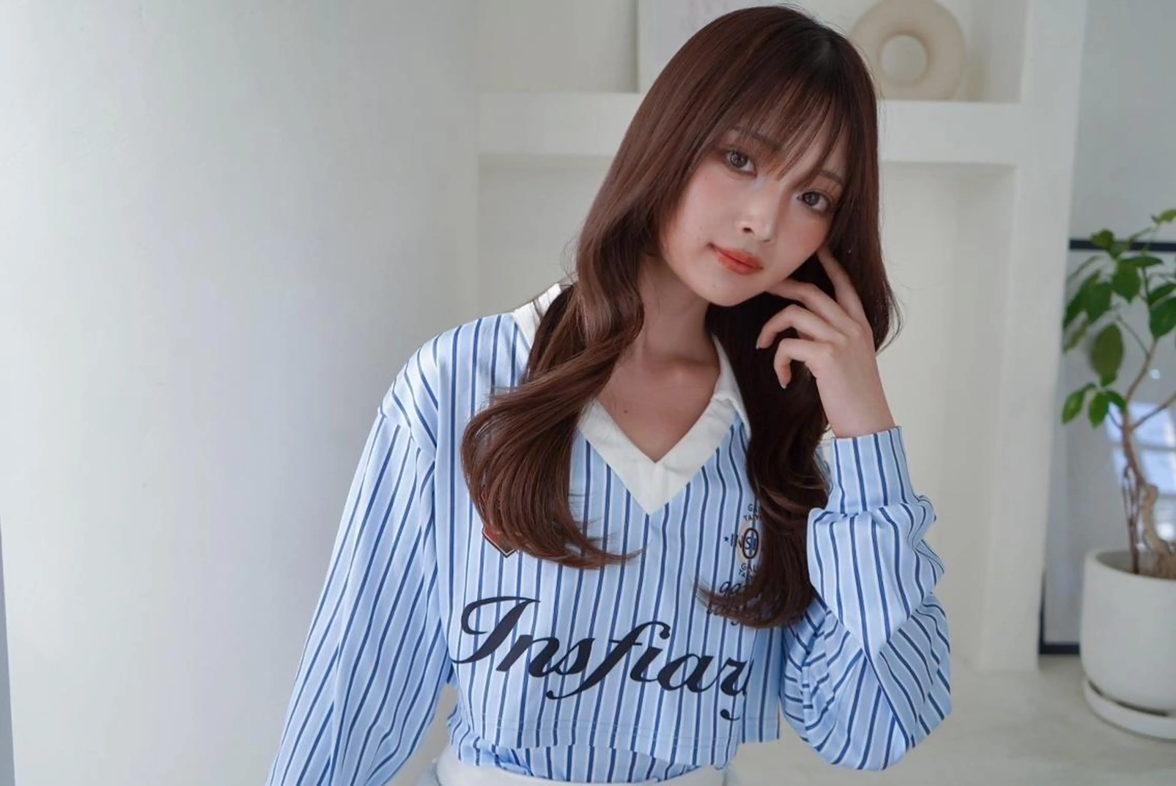 ロング 縮毛矯正 トリートメント ANGELICA LABO 梅田店のヘアスタイル