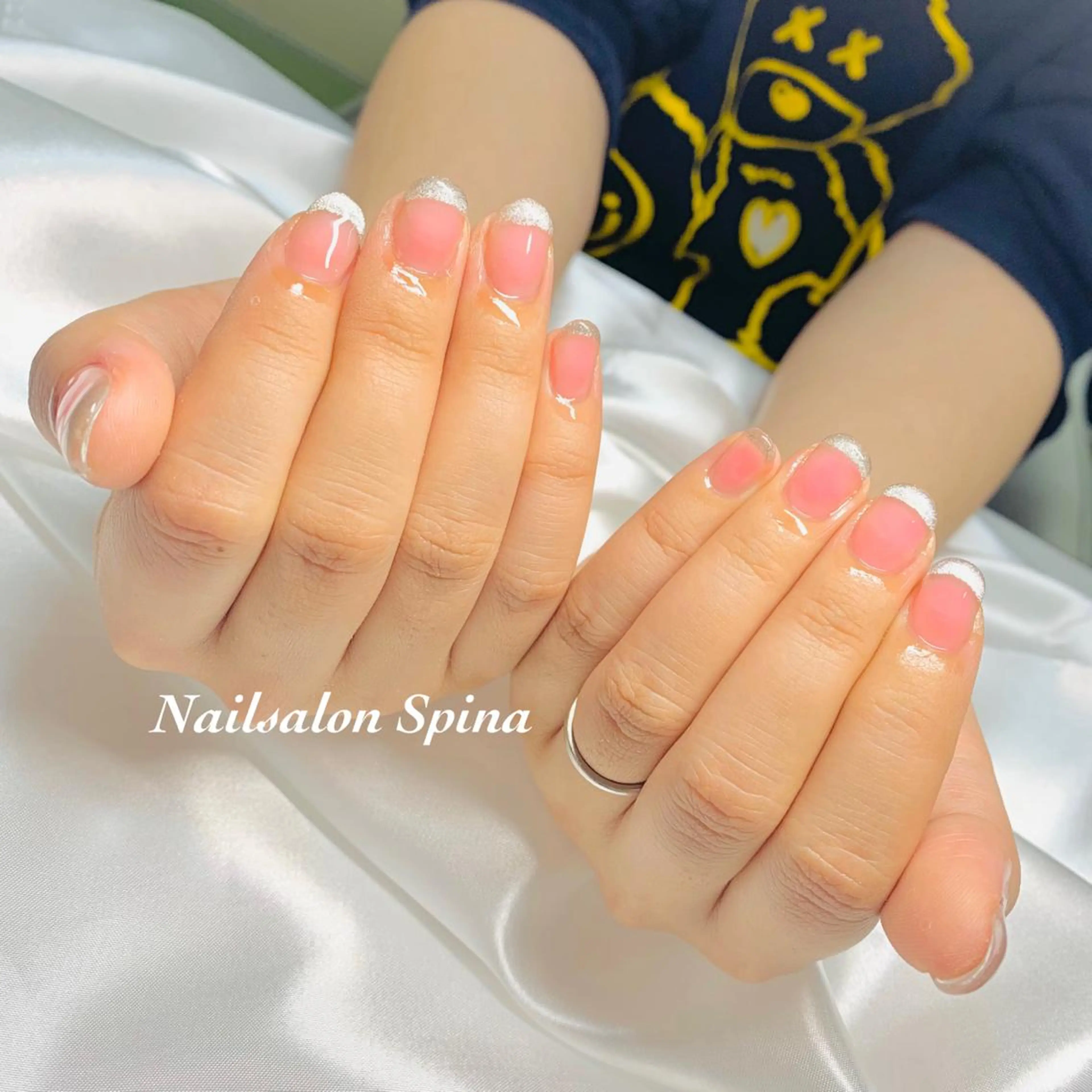 ネイル ジェルネイル 韓国ネイル マグネットネイル 持ち込み パラジェル Nailsalon Spina 琴美のネイルデザイン