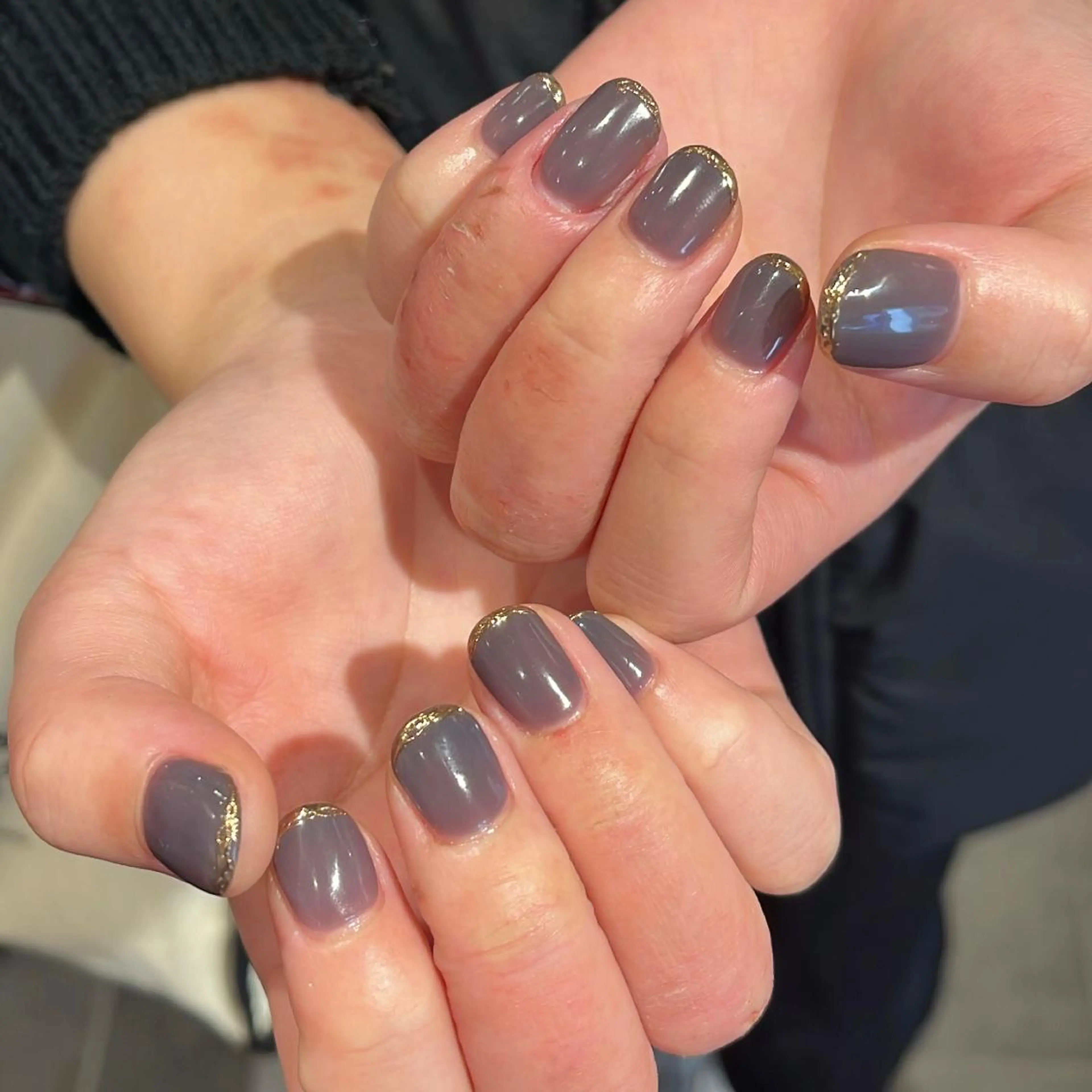 ネイル ミラーネイル ハンドネイル 鈴木 里奈のネイルデザイン