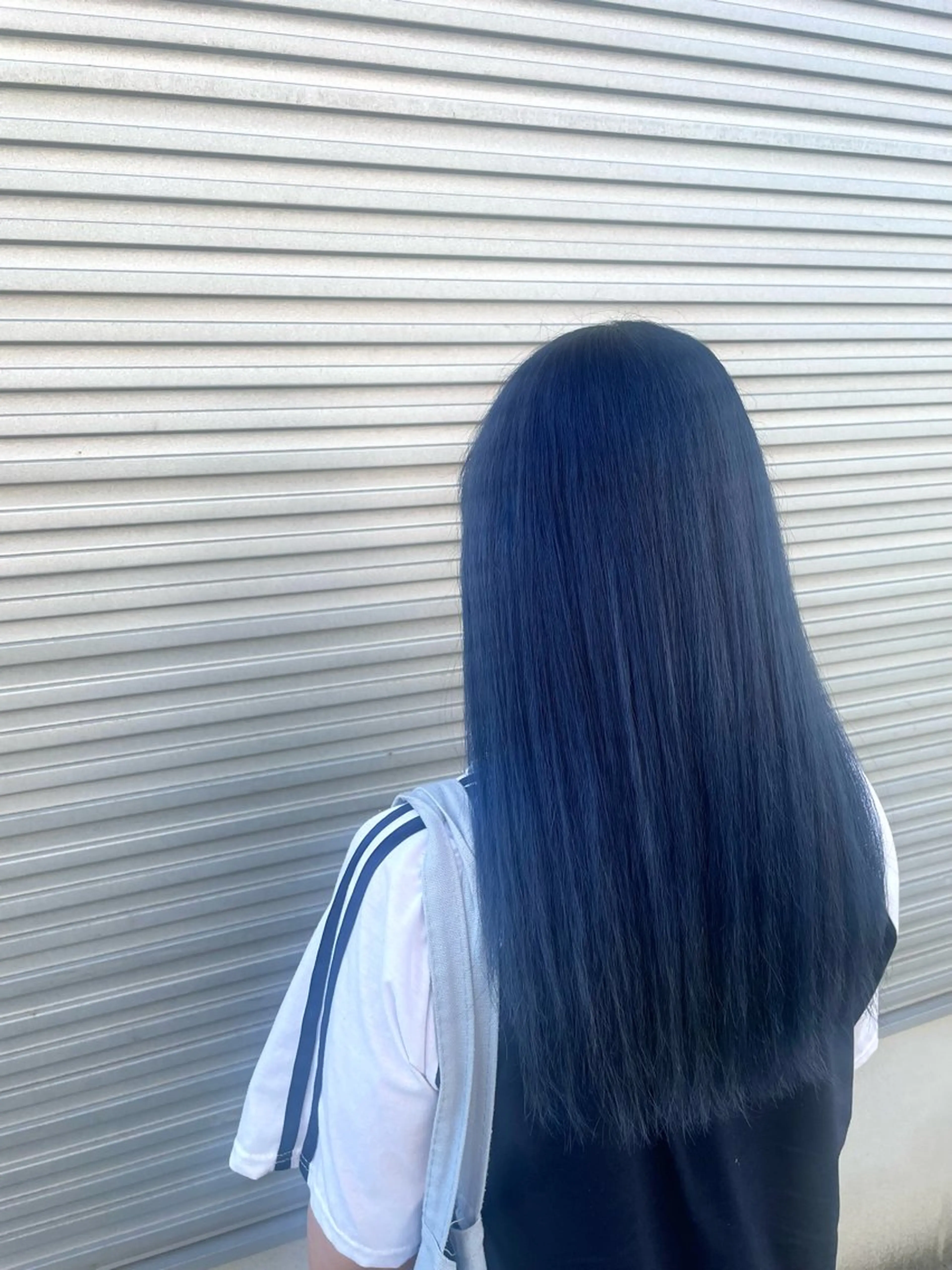 ロング カラー ブリーチ ブルーカラー 【史上最高】口コミ No.1/ナツキのヘアスタイル