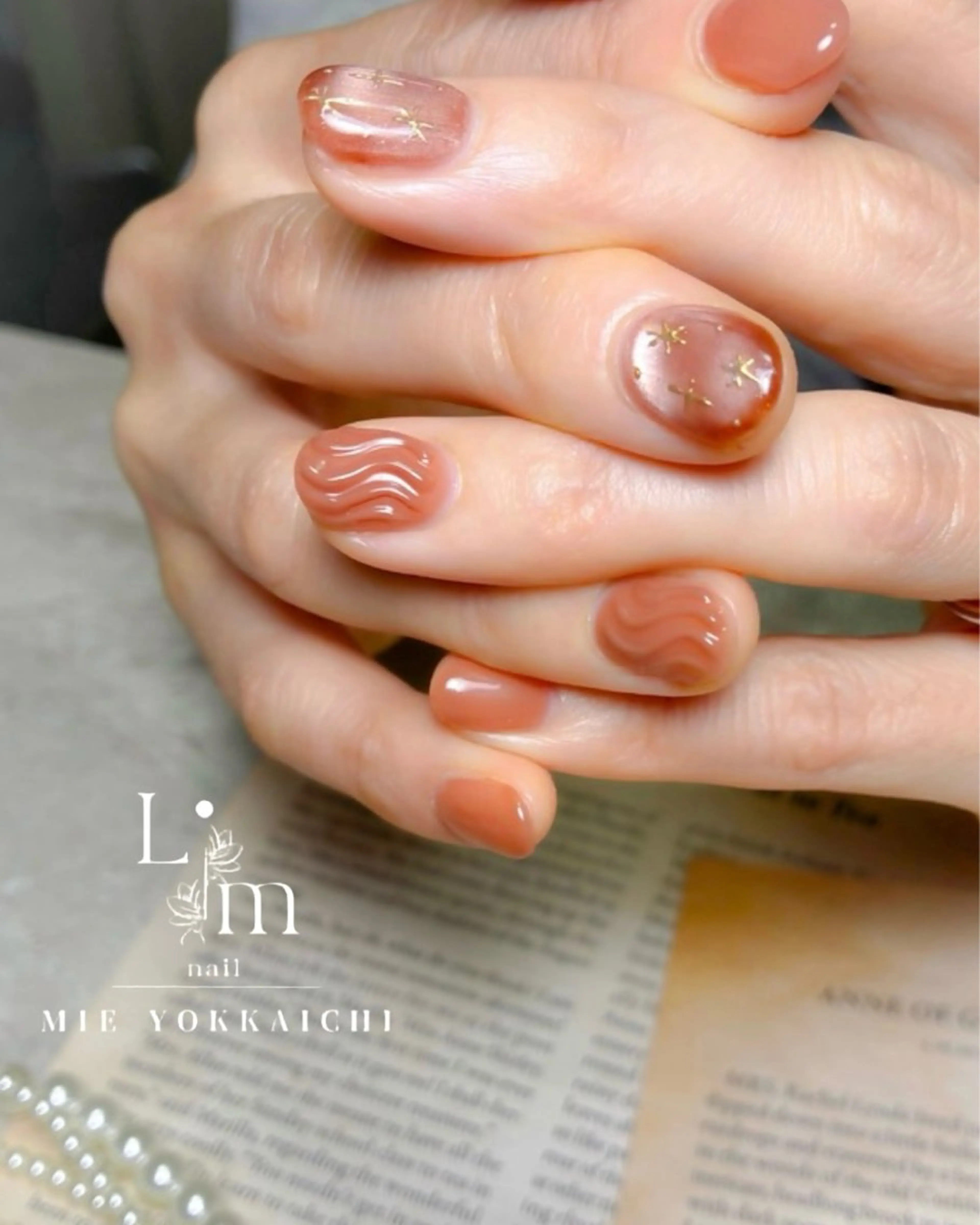 ネイル シンプルネイル Li.m nail リム ネイルのネイルデザイン