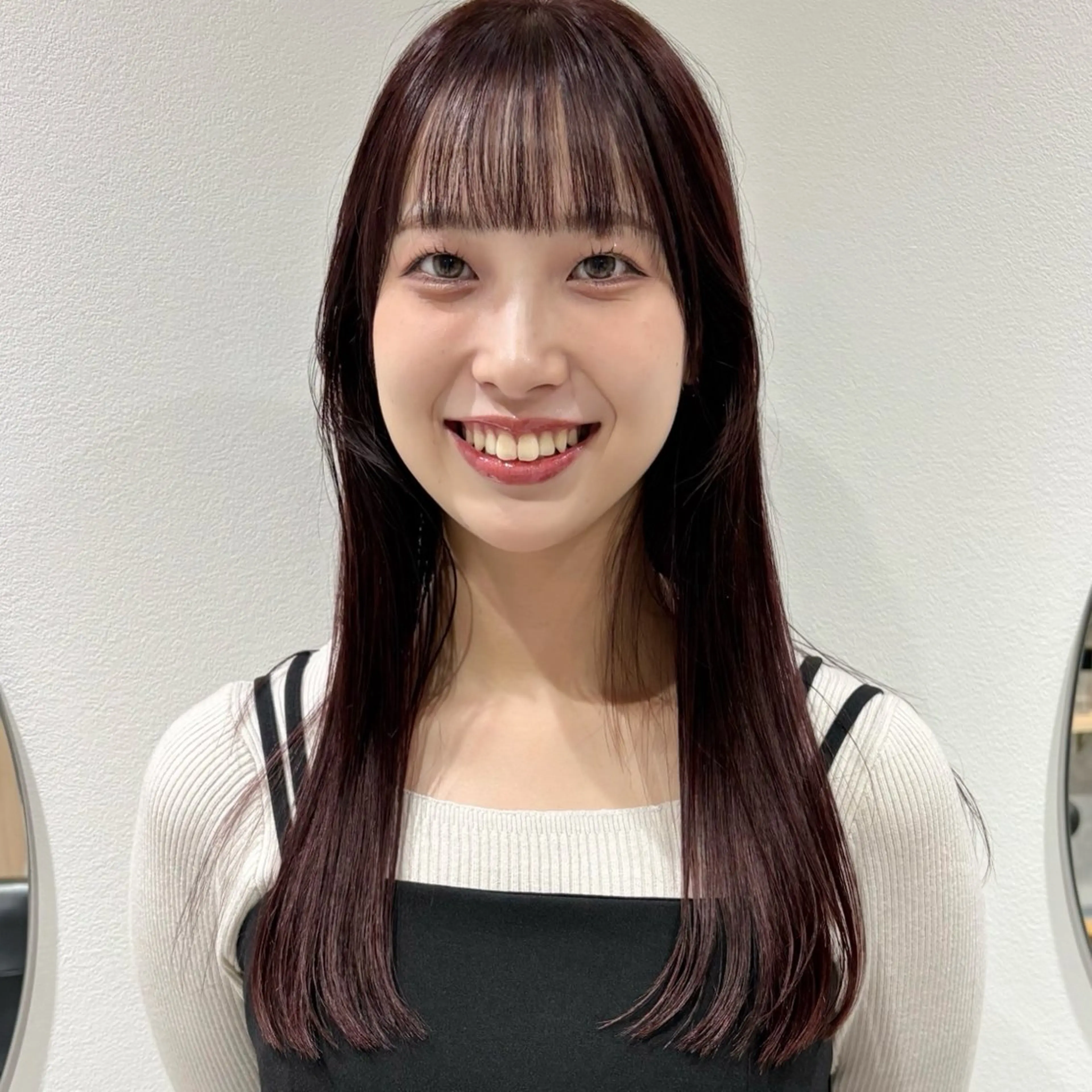 セミロング カラー カット ヘアカラー トリートメント 🍊暖色×顔周り 🍊cocoroのヘアスタイル