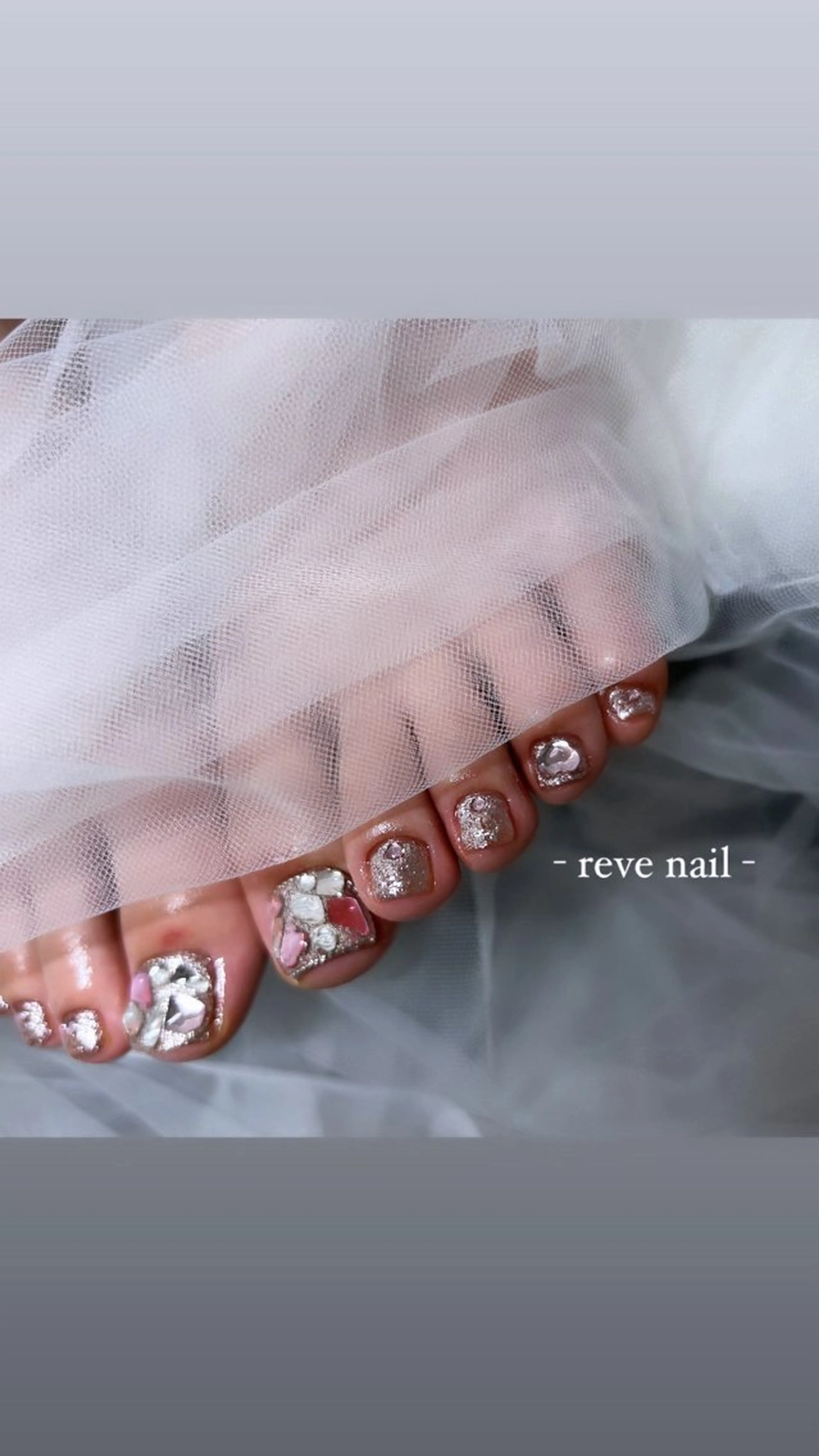 ネイル フットネイル 門真市 三ツ島 reve nailのネイルデザイン