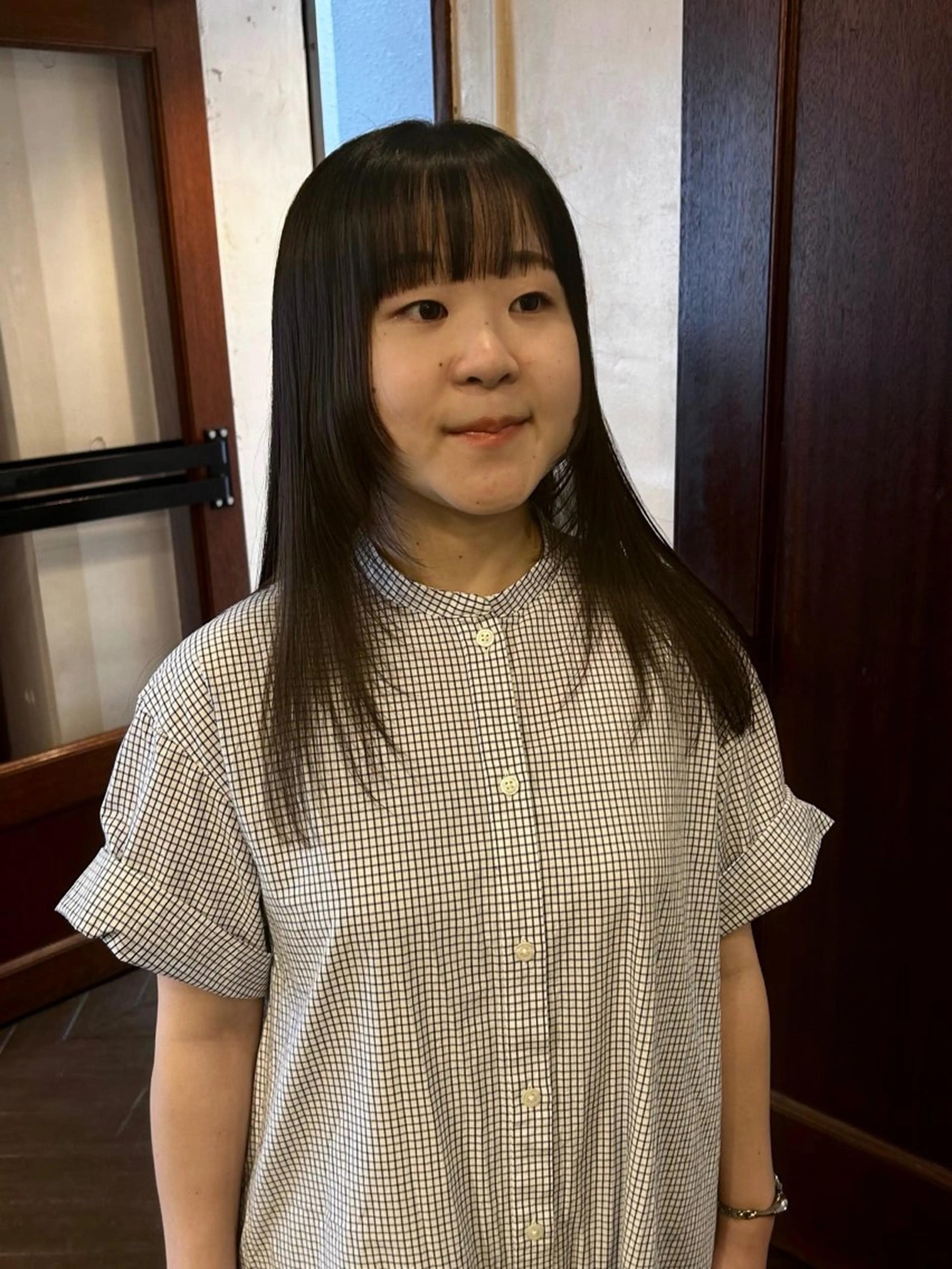 ロング L’HOMME BLANC所属・佐藤 優里奈のヘアスタイル