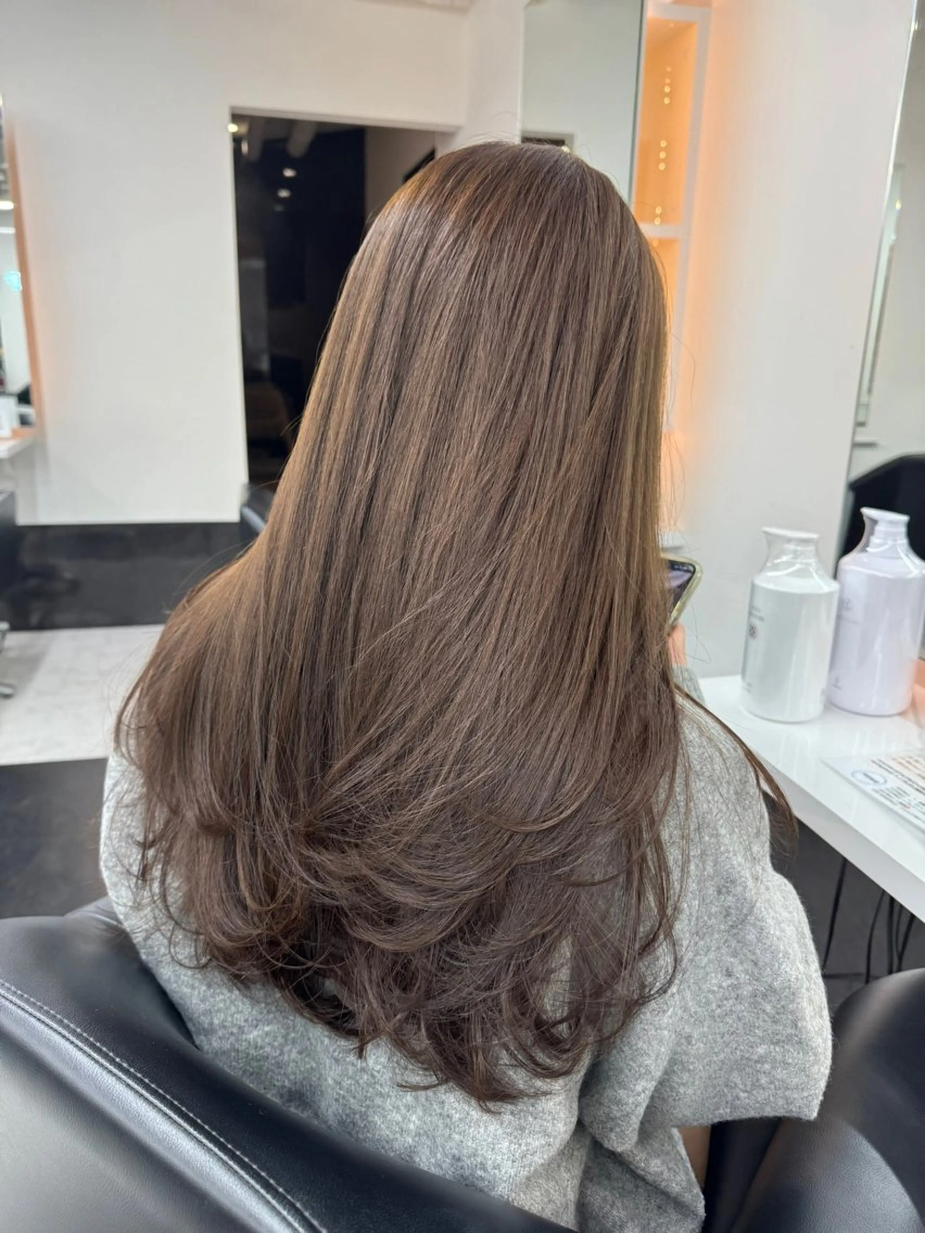 ロング カット トリートメント ALEAP owl 平野 宏樹のヘアスタイル