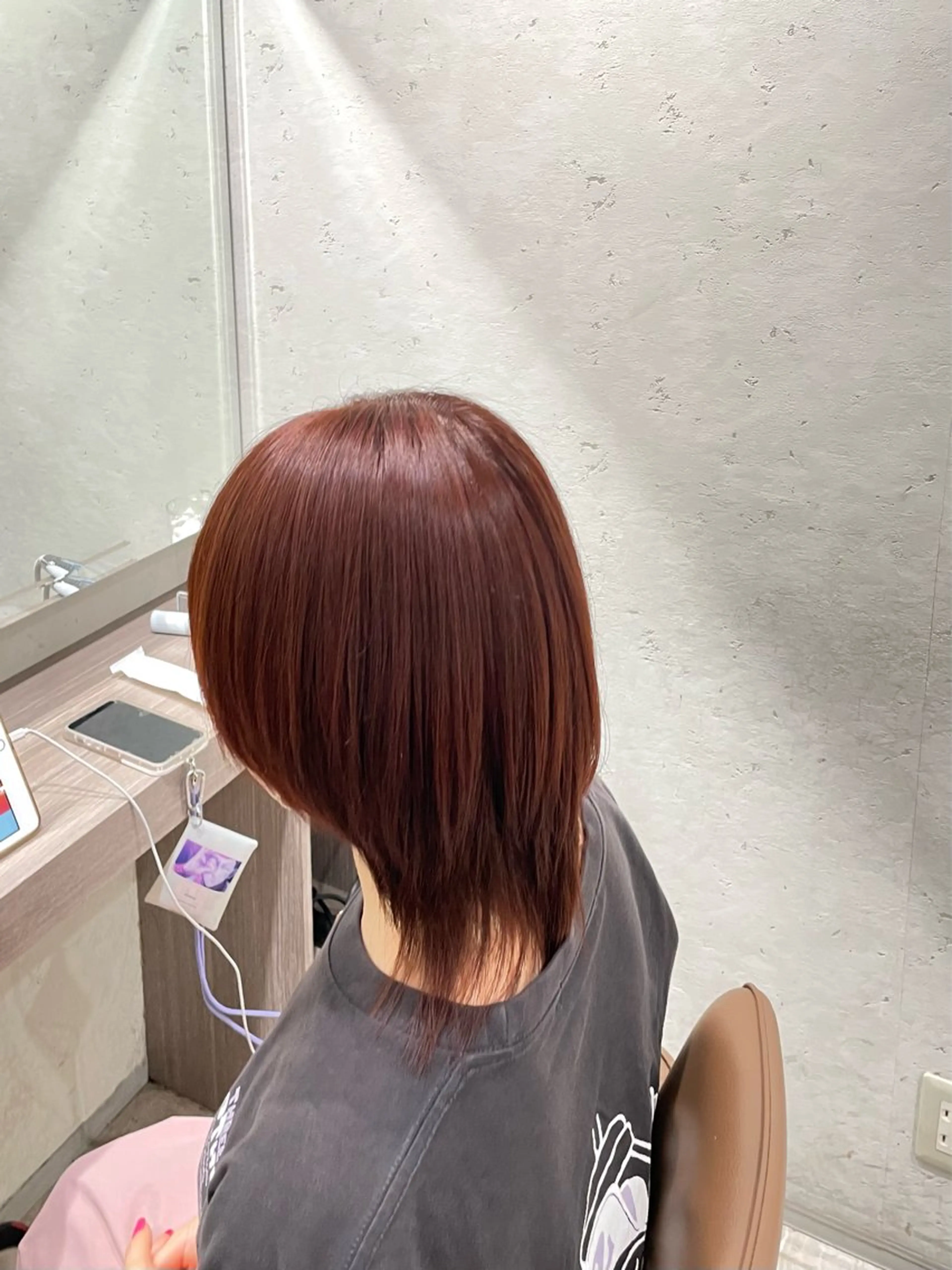 ミディアム ハイライトデザイン 特化/表参道/みづきのヘアスタイル